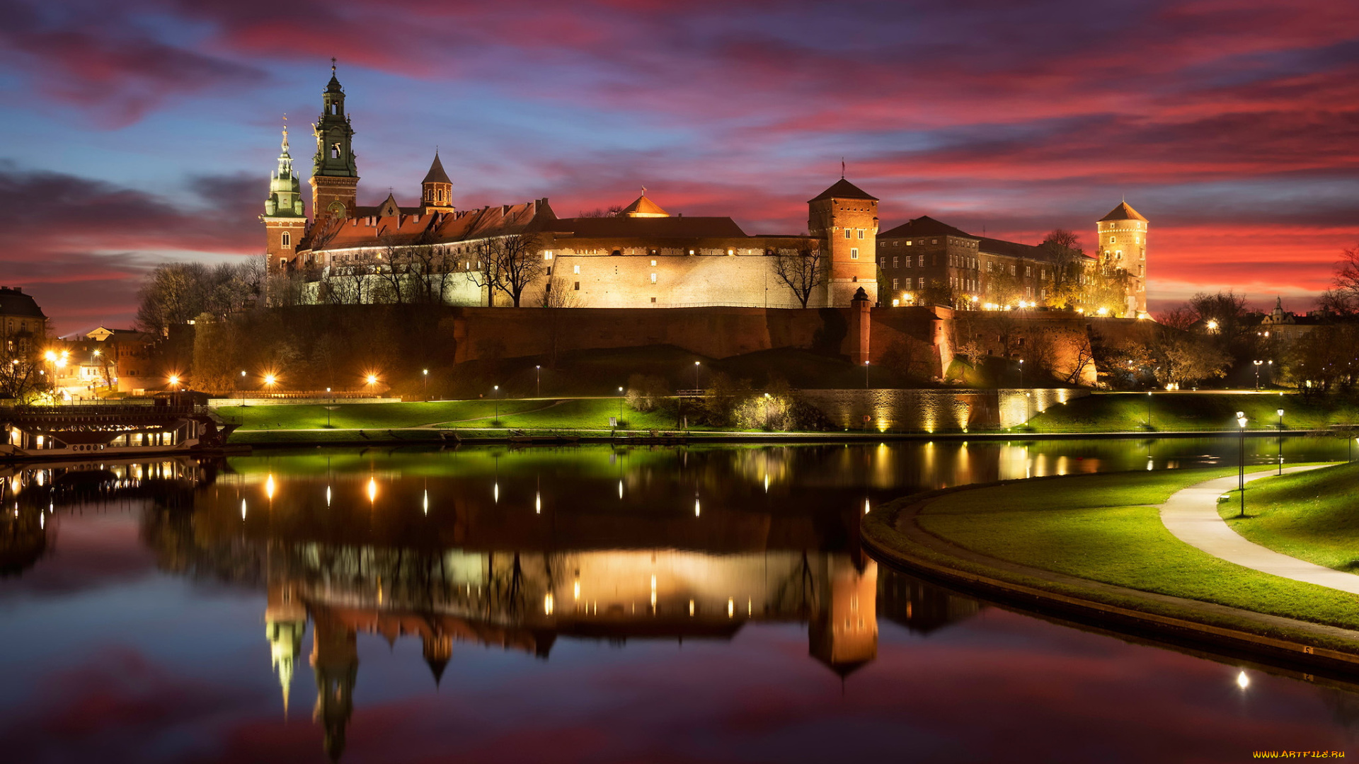 wawel, castle, города, краков, , польша, wawel, castle