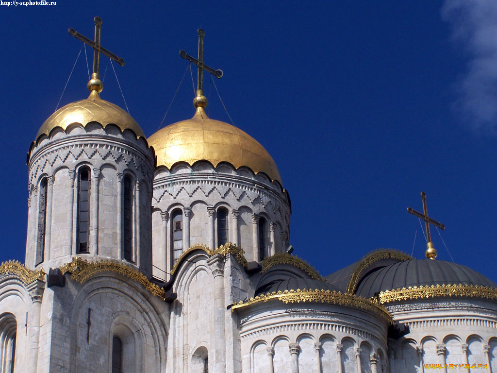 владимир, успенский, собор, города, православные, церкви, монастыри