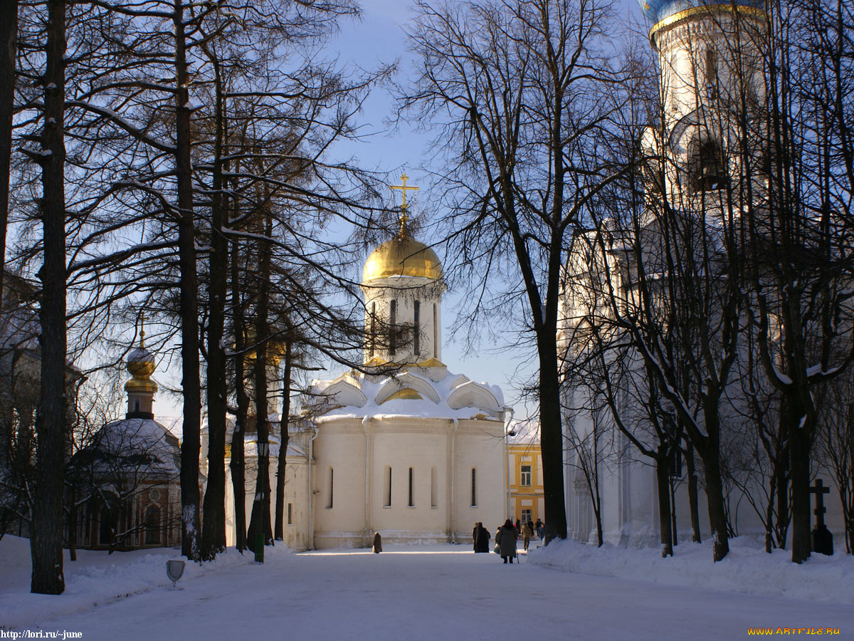 троицкий, собор, сергиев, посад, города, православные, церкви, монастыри