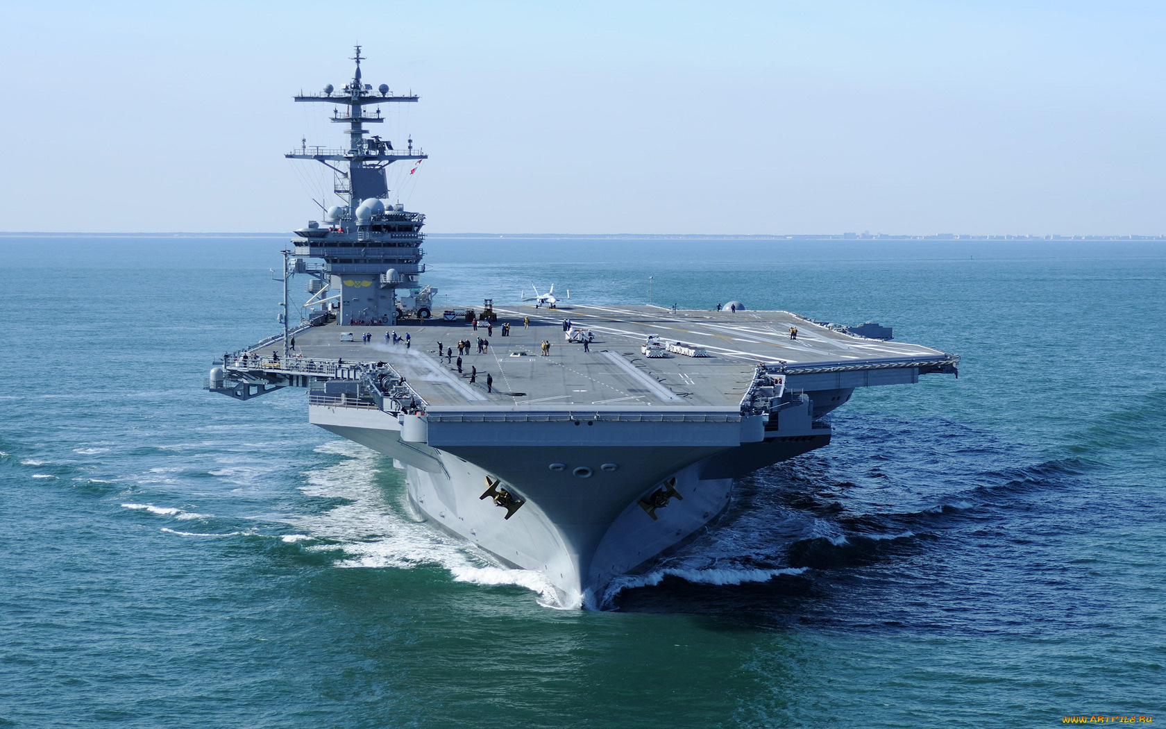 uss, george, bush, cvn, 77, корабли, авианосцы, вертолётоносцы