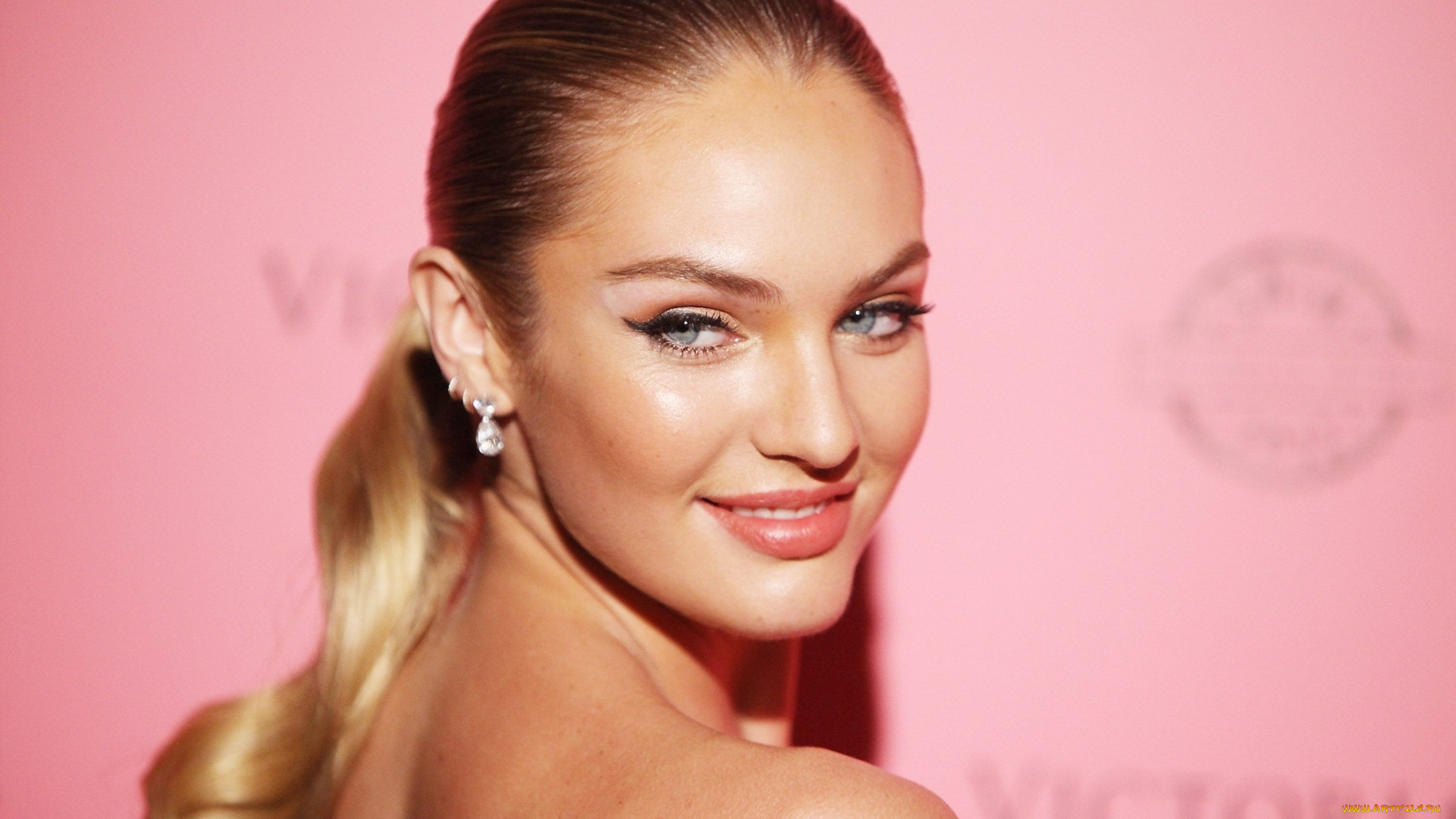 Candice, Swanepoel, девушки, серьги, улыбка, модель