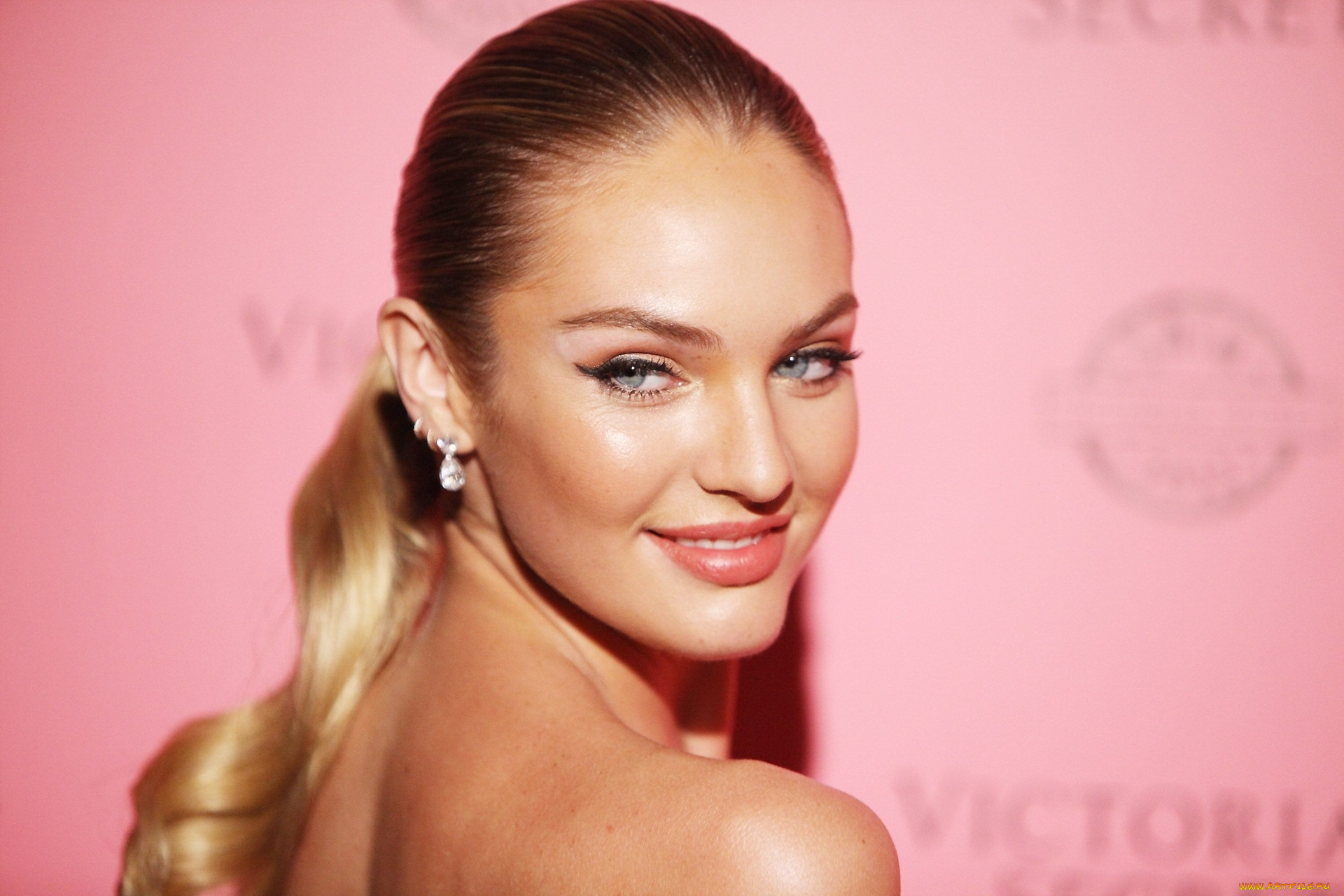 Candice, Swanepoel, девушки, серьги, улыбка, модель