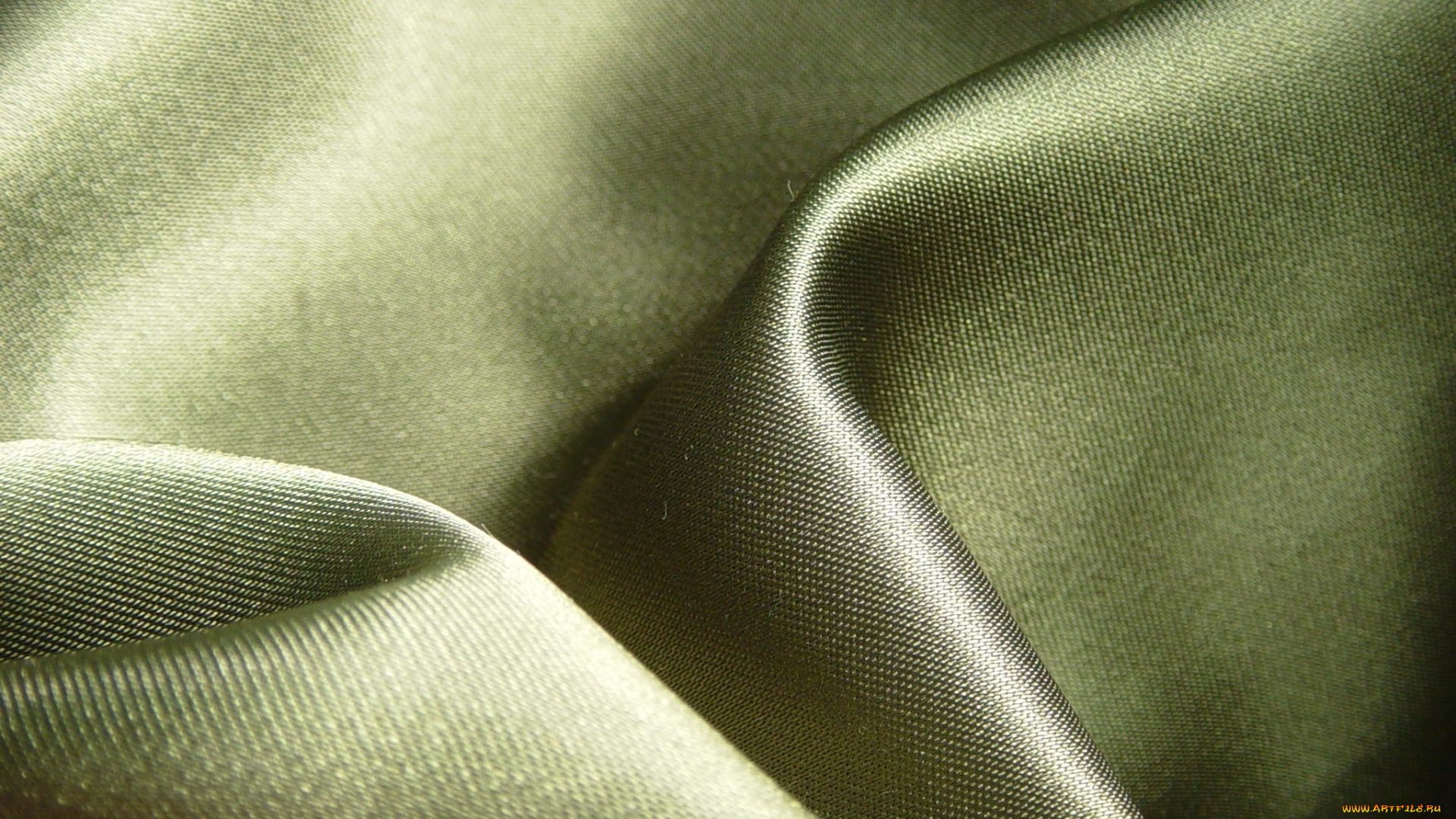 разное, текстуры, ткань, зеленая, складки