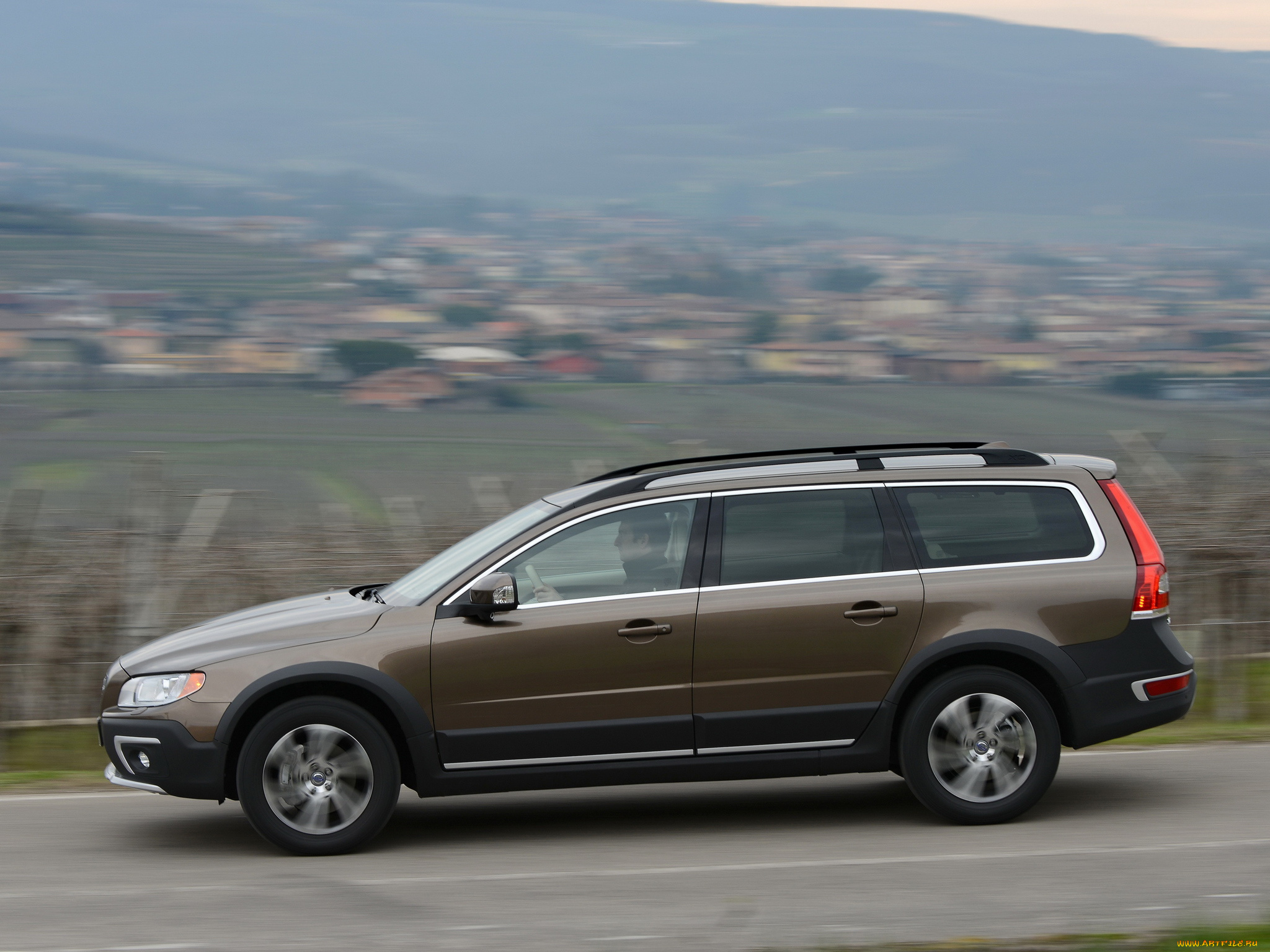 автомобили, volvo, xc70, d4, polar, 2014