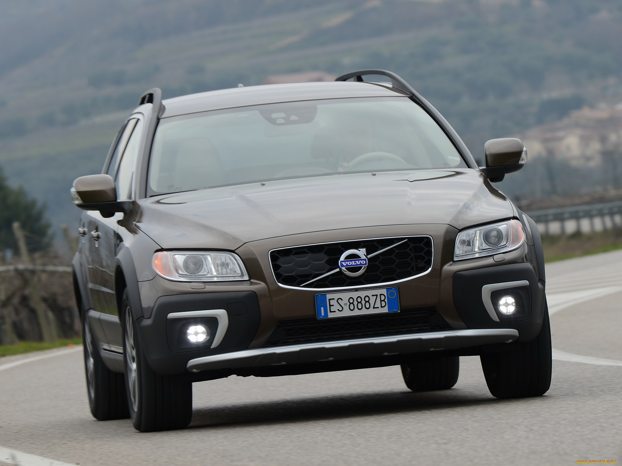 автомобили, volvo, xc70, d4, polar, 2014