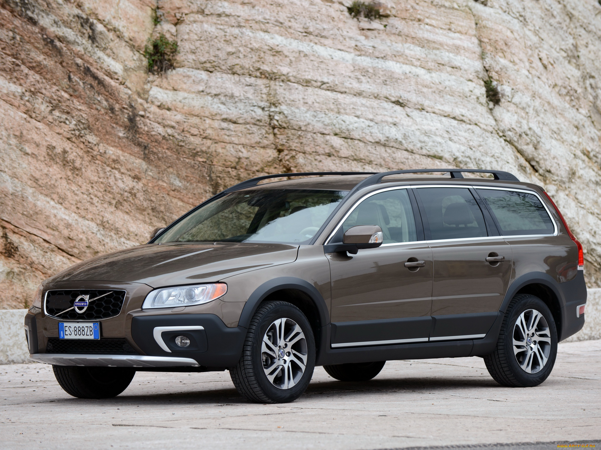 автомобили, volvo, xc70, d4, polar, 2014