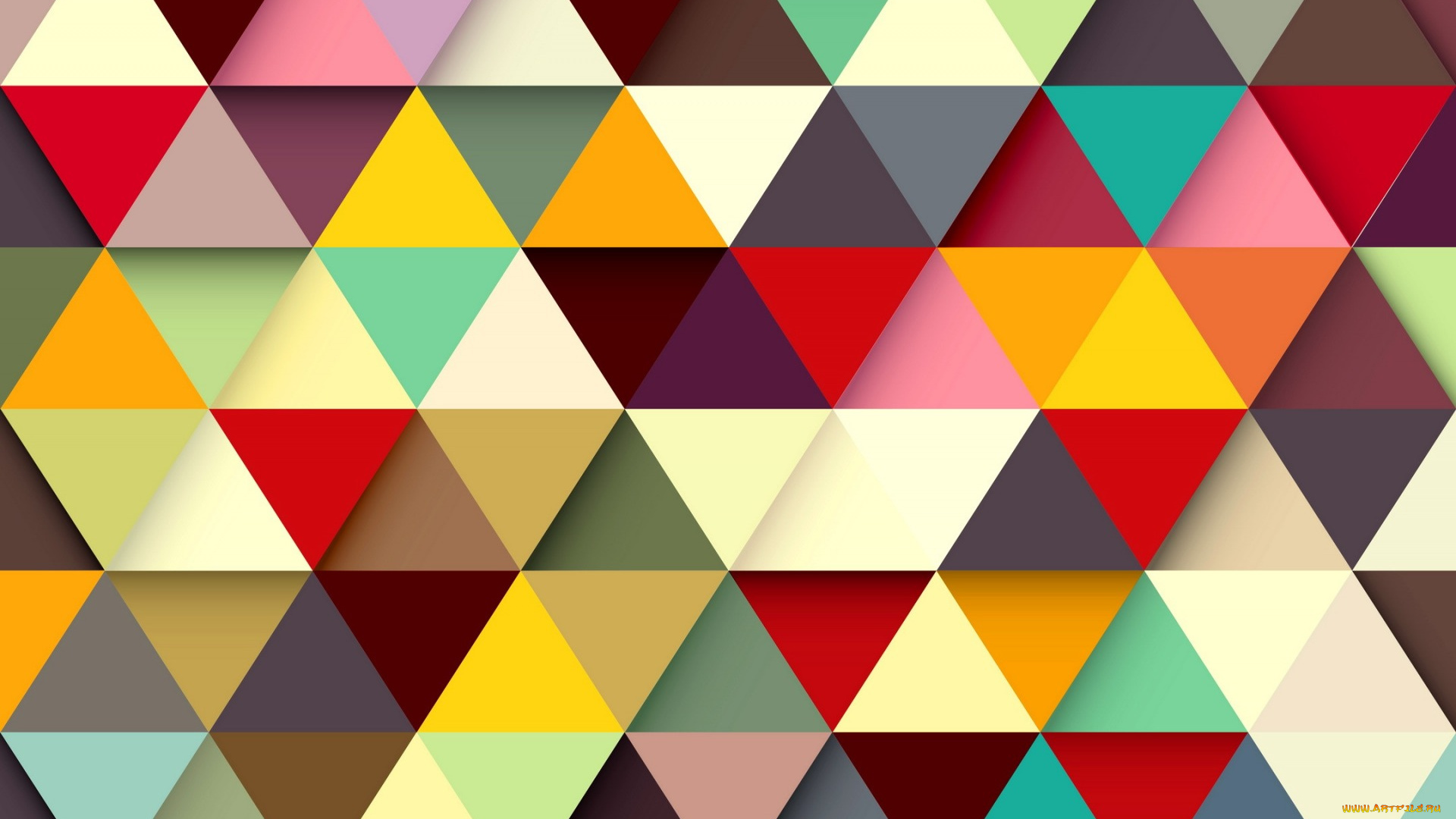 3д, графика, абстракция, , abstract, треугольники, абстракция, фон, colorful, background, colors
