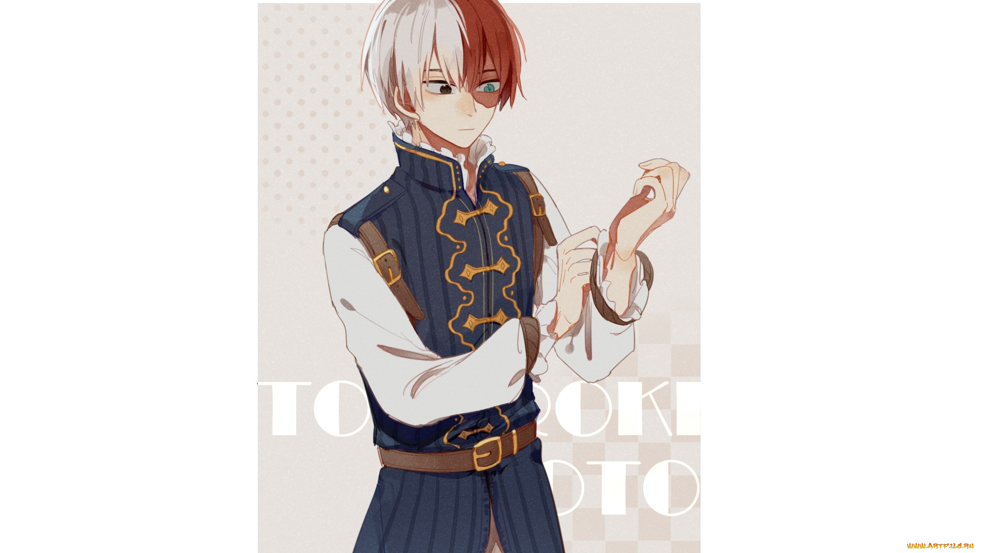 аниме, boku, no, hero, academia, todoroki, shouto