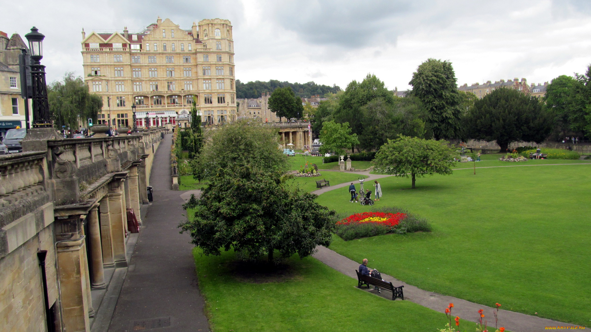 bath, somerset, uk, города, -, улицы, , площади, , набережные