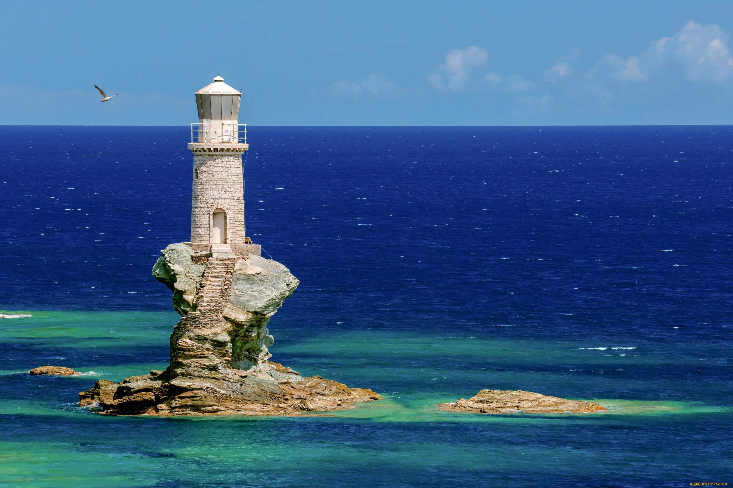 tourliti, lighthouse, greece, природа, маяки, tourliti, lighthouse