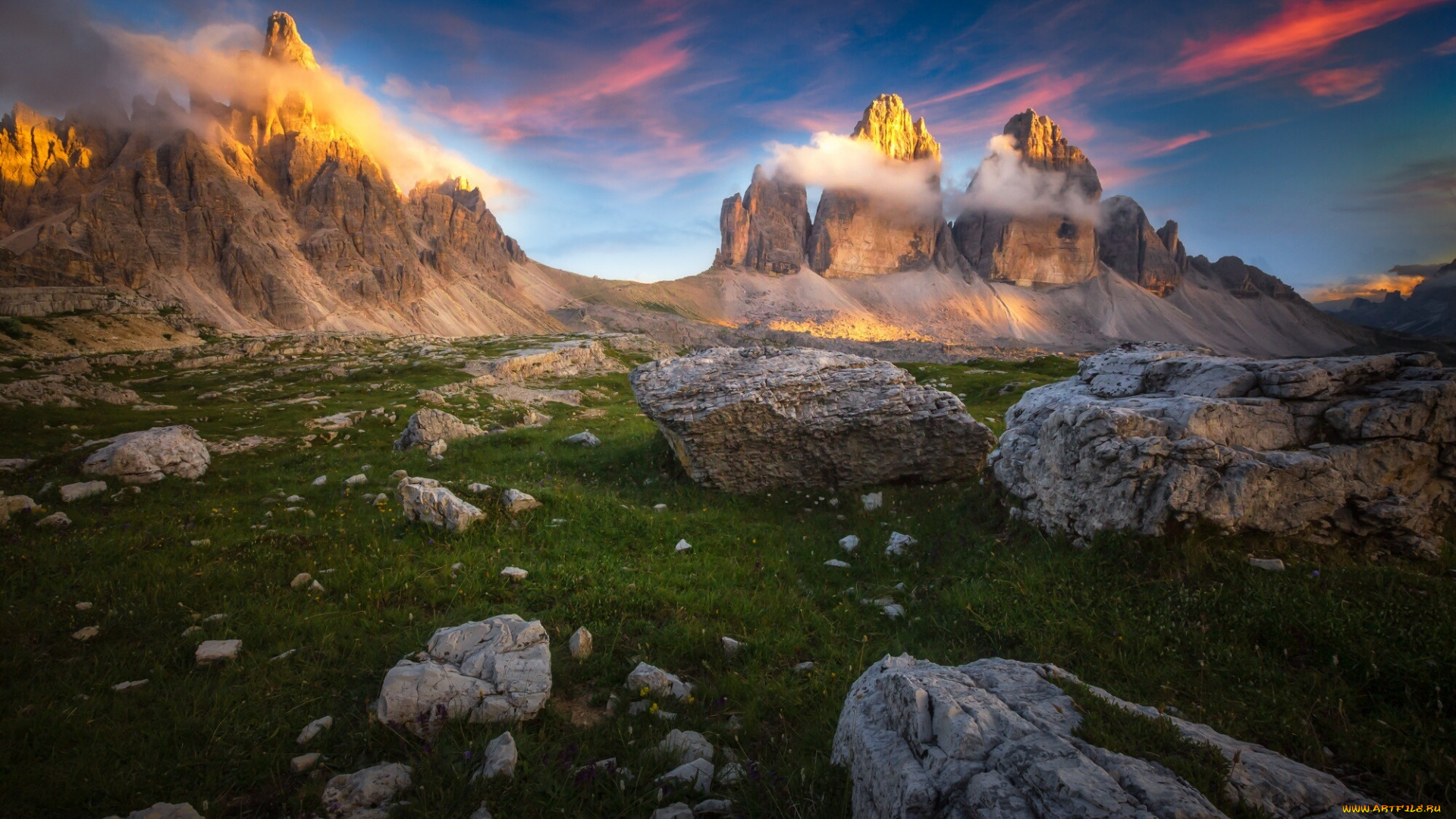 the, dolomites, italy, природа, горы, the, dolomites