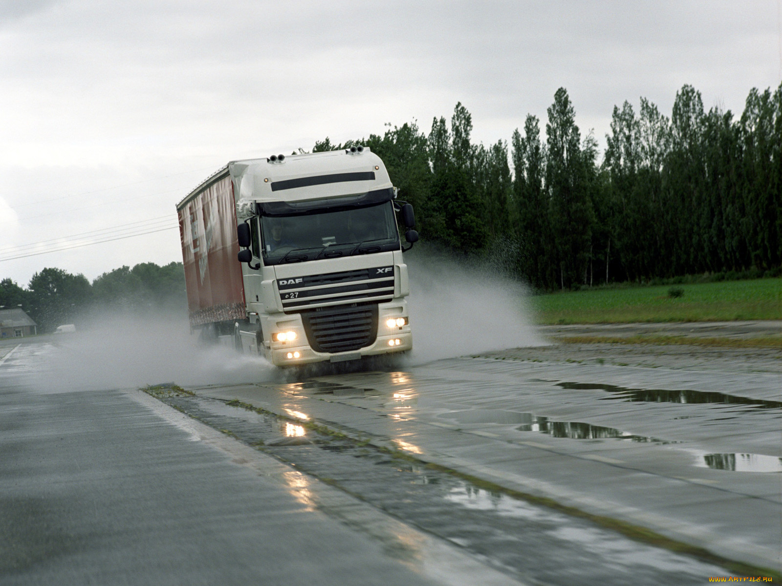 автомобили, daf, тягач