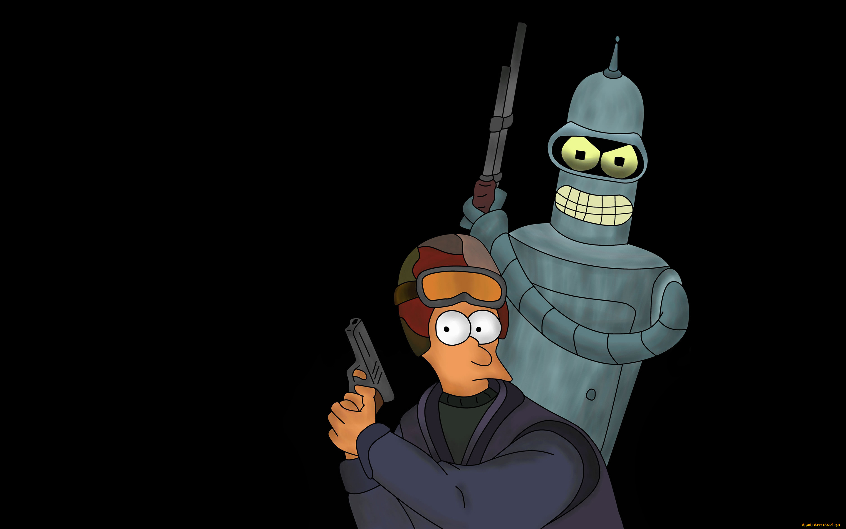 футурама, мультфильмы, futurama, фрай, bender, бендер, counter, strike