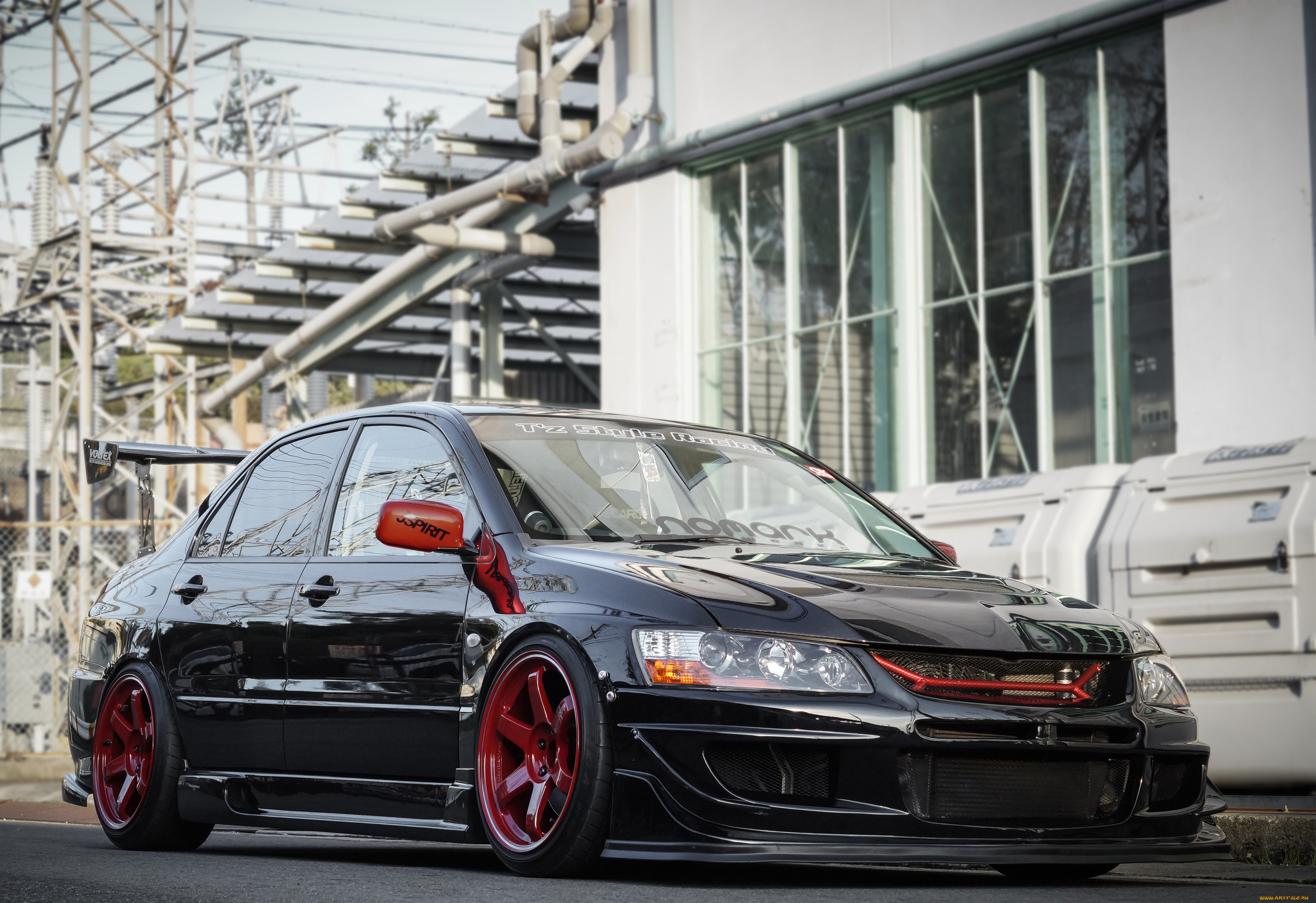 Mitsubishi Lancer EVO Red