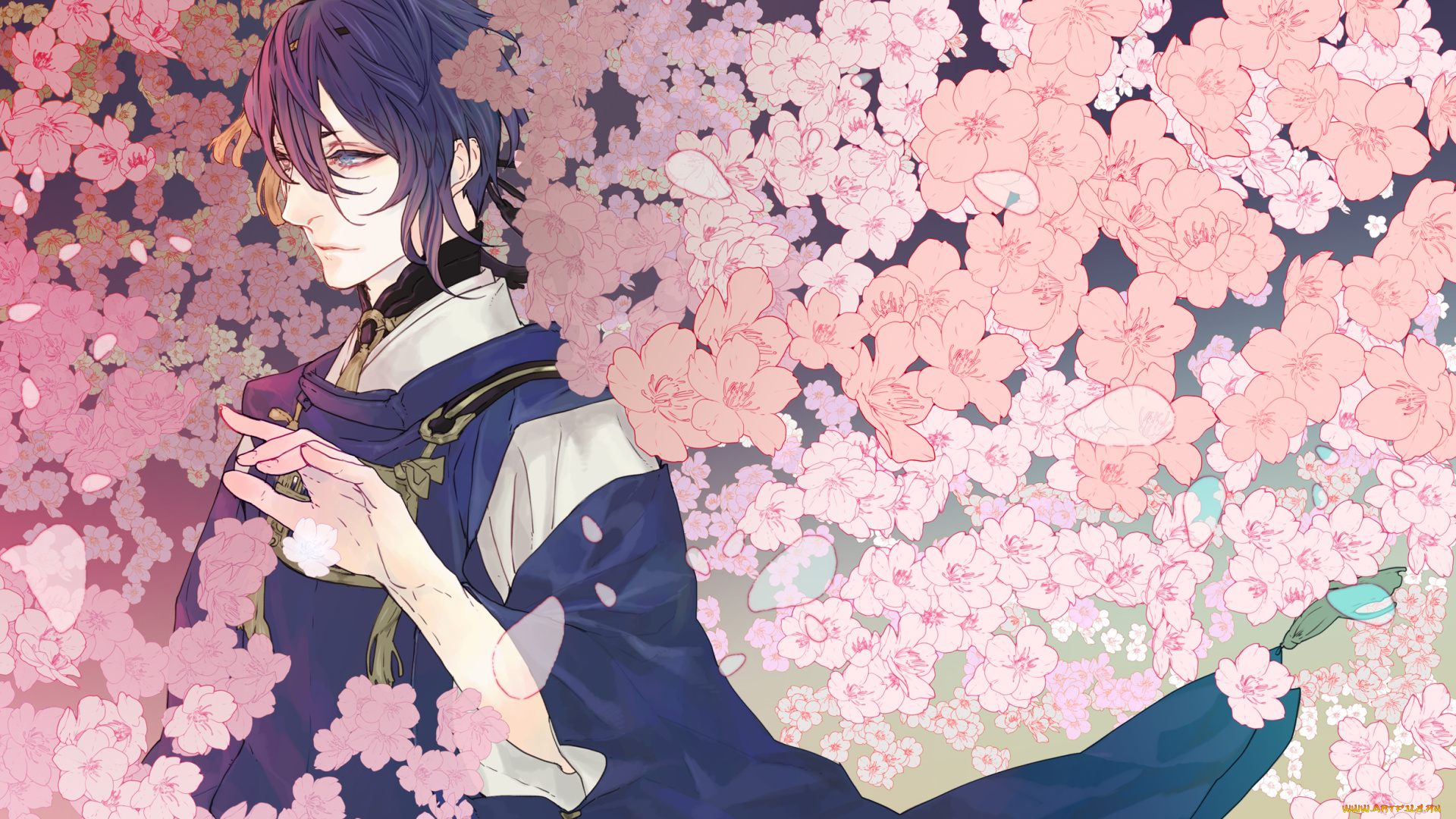 аниме, touken, ranbu, парень, touken, ranbu