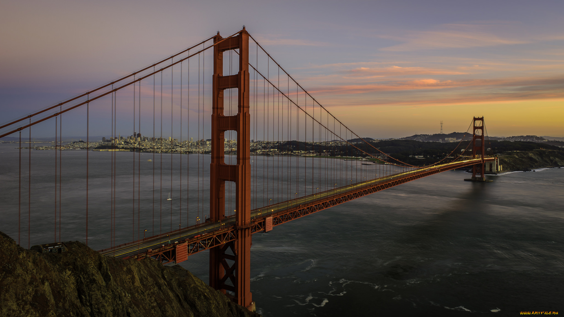 golden, gate, bridge, города, -, мосты, мост