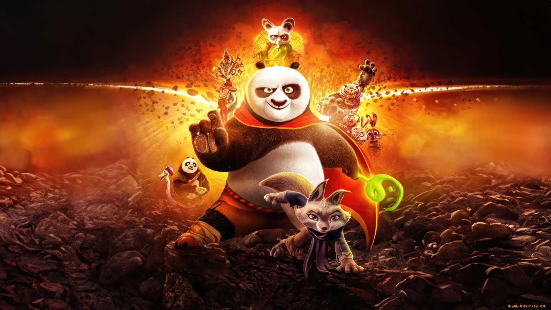 мультфильмы, kung, fu, panda, 4, kung, fu, panda, 4