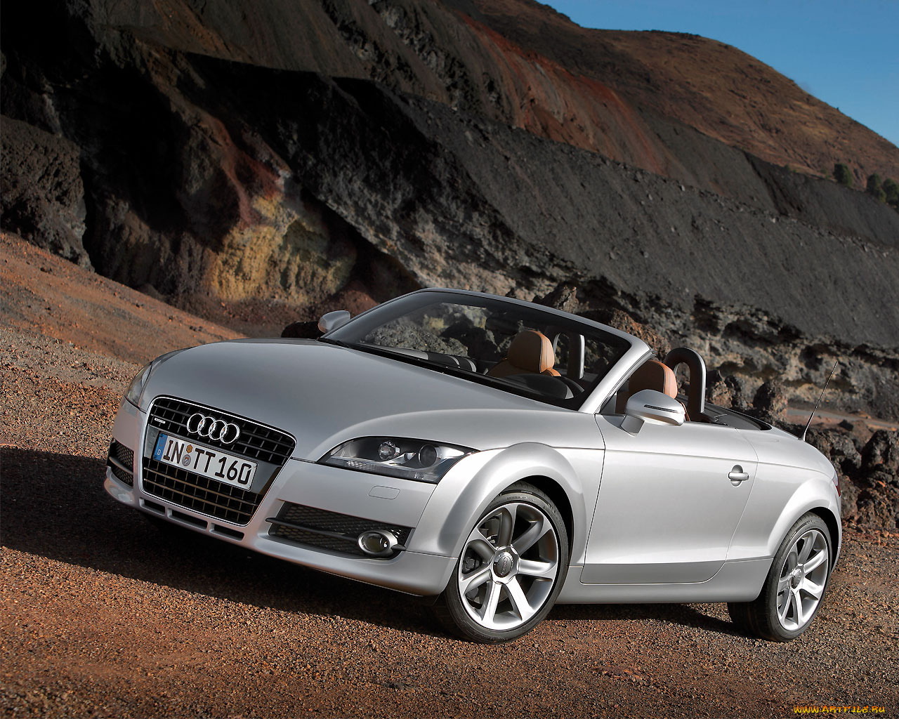 audi, tt, roadster, 2007, автомобили