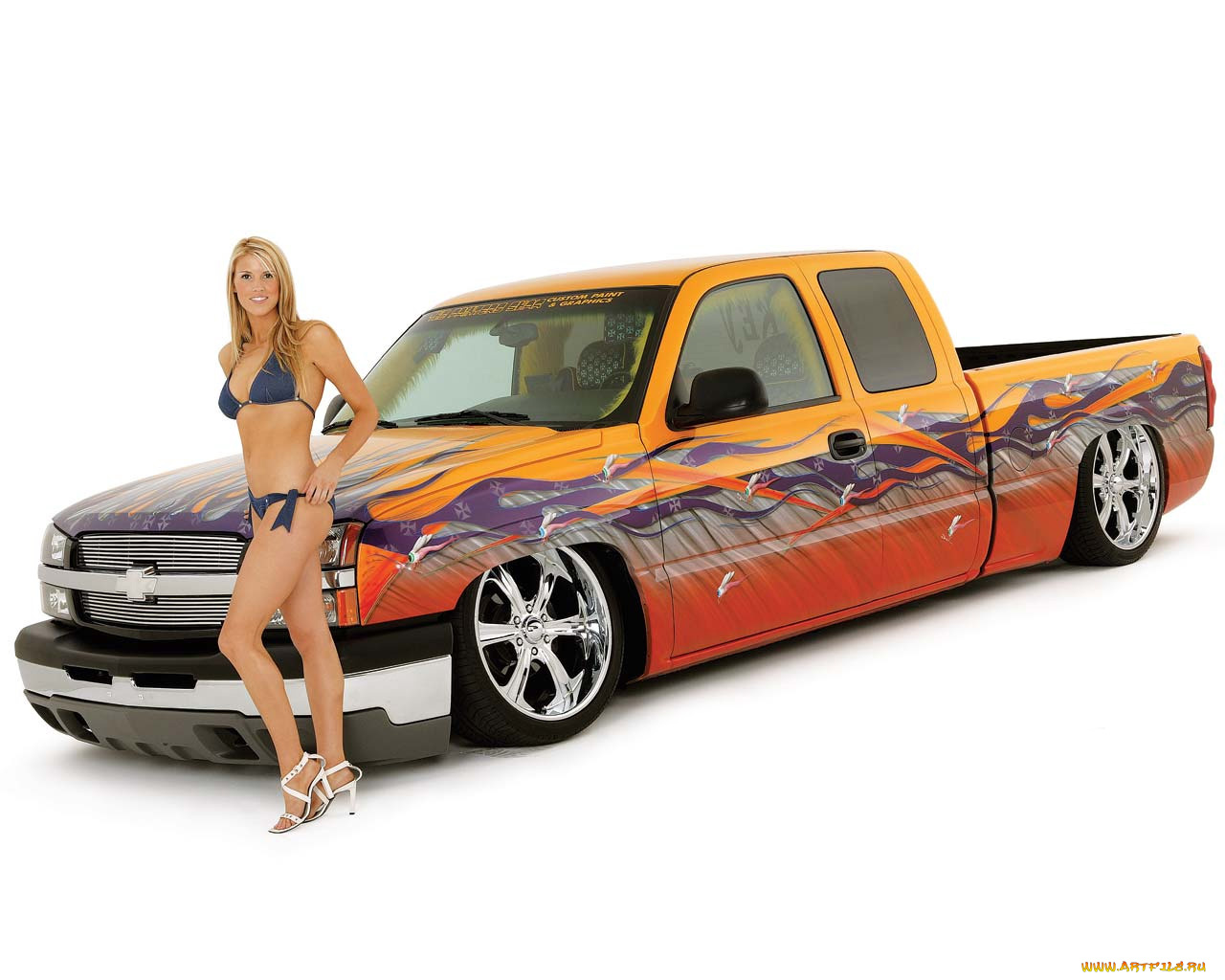 chevrolet, silverado, автомобили, авто, девушками