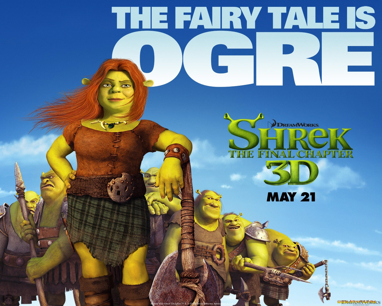 мультфильмы, shrek, forever, after