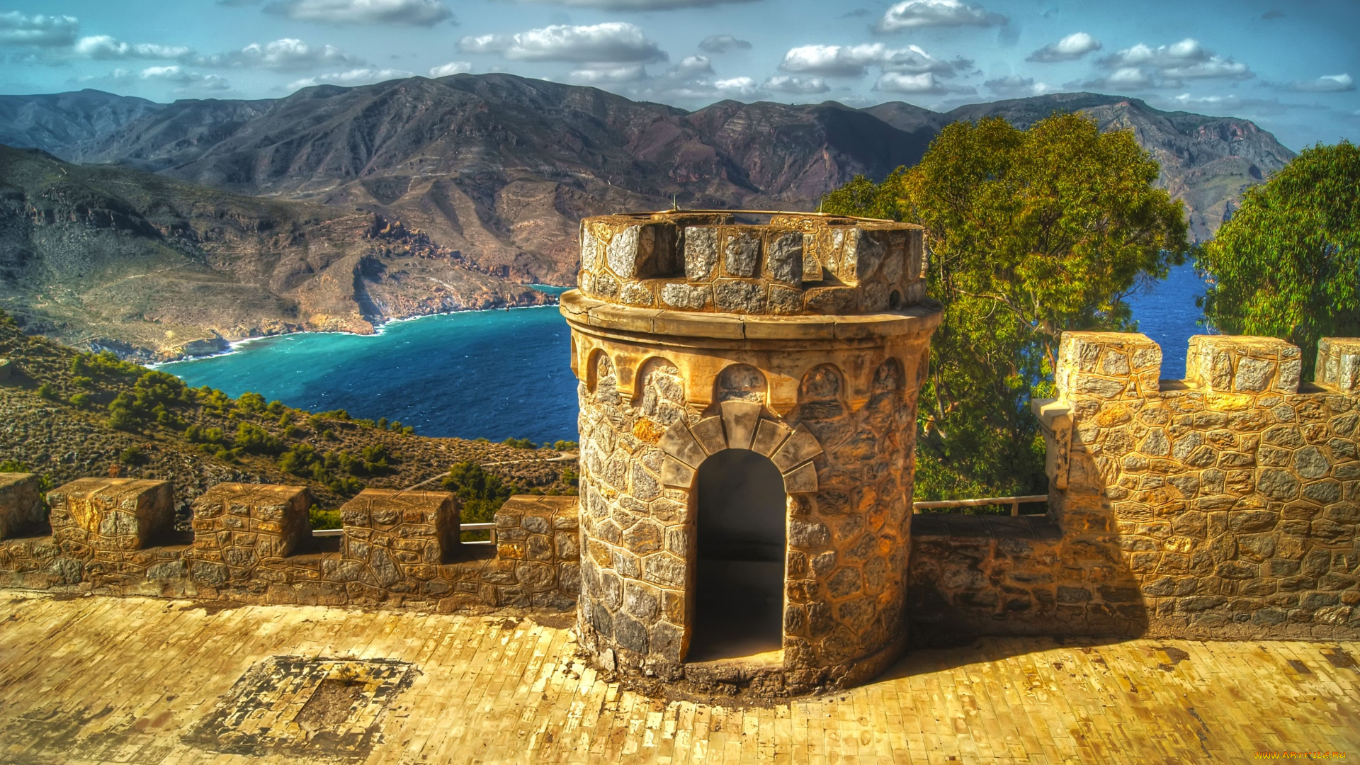 замок, castillitos, города, дворцы, замки, крепости, картахена, cartagena, spain