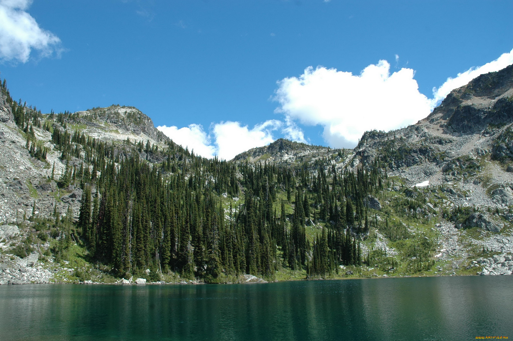 mount, revelstoke, national, park, canada, природа, горы, озеро, лес