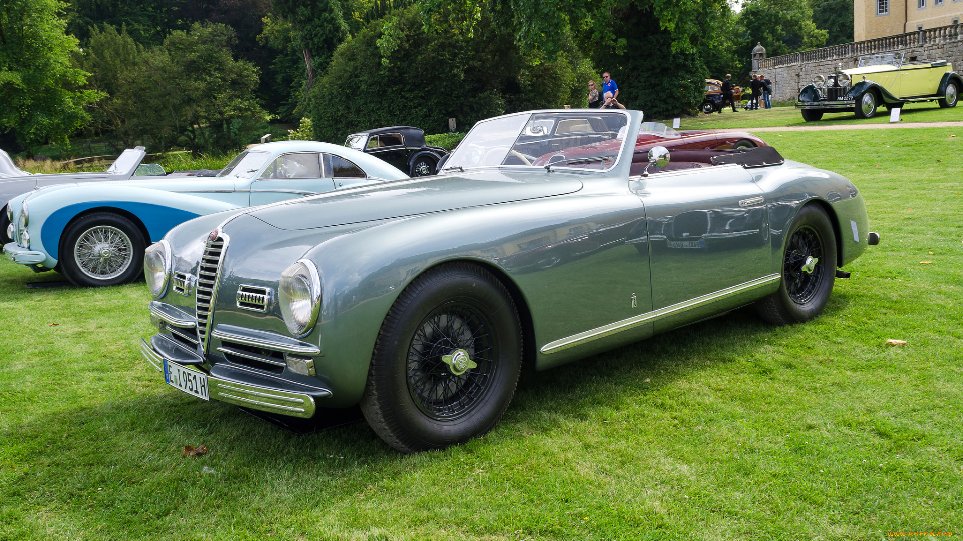 alfa, romeo, 6c, 2500, ss, pinin, farina, cabriolet, 1950, автомобили, выставки, и, уличные, фото, история, ретро, выставка, автошоу