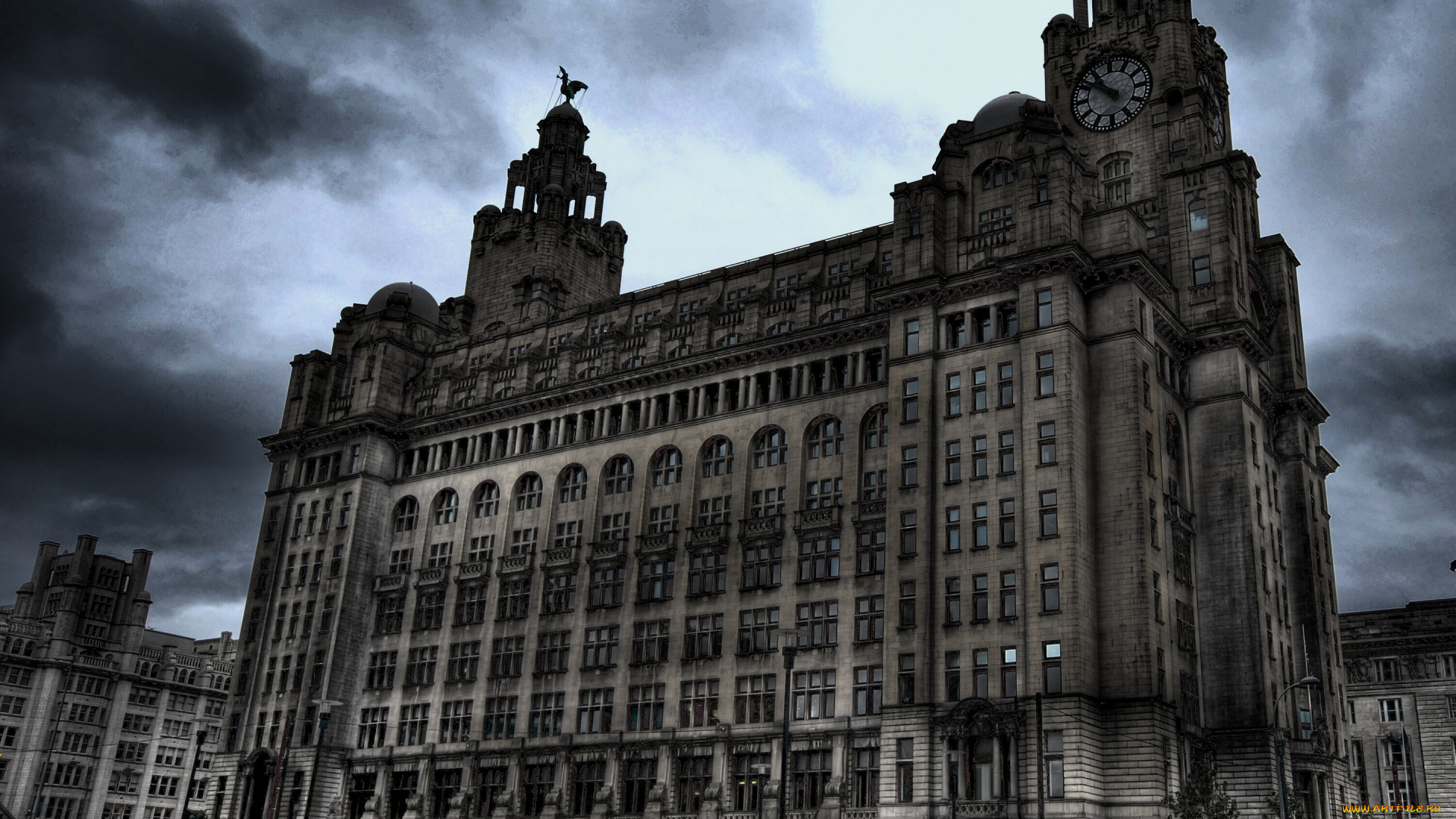 royal, liver, building, -, liverpool, , england, города, -, здания, , дома, england, liverpool, великобритания, англия, ливерпуль, здание