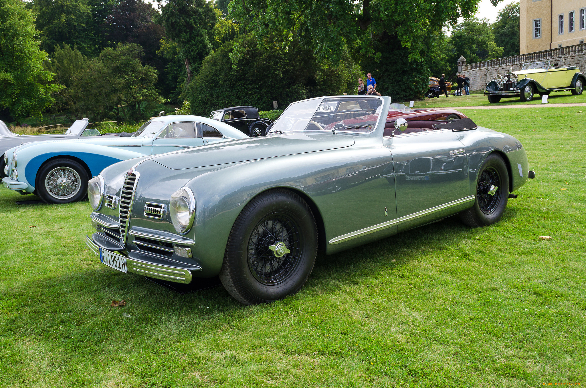 alfa, romeo, 6c, 2500, ss, pinin, farina, cabriolet, 1950, автомобили, выставки, и, уличные, фото, история, ретро, выставка, автошоу