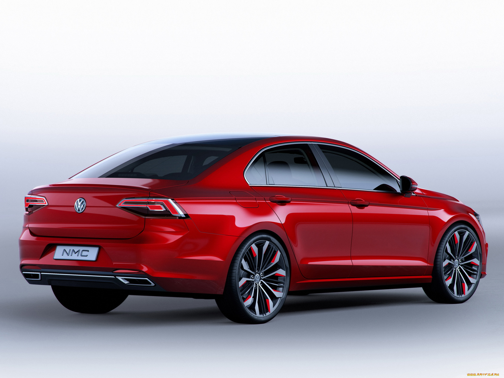 автомобили, volkswagen, красный, 2014г, midsize, concept, coupе, new