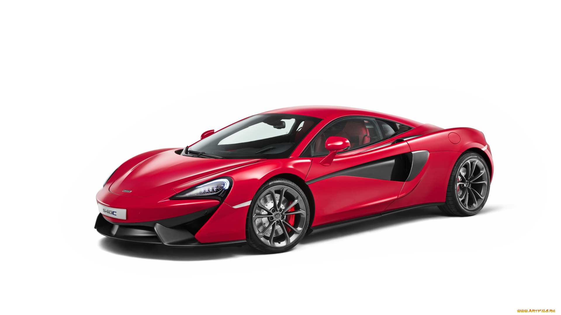 автомобили, mclaren, 540c, coupе, 2015г, красный