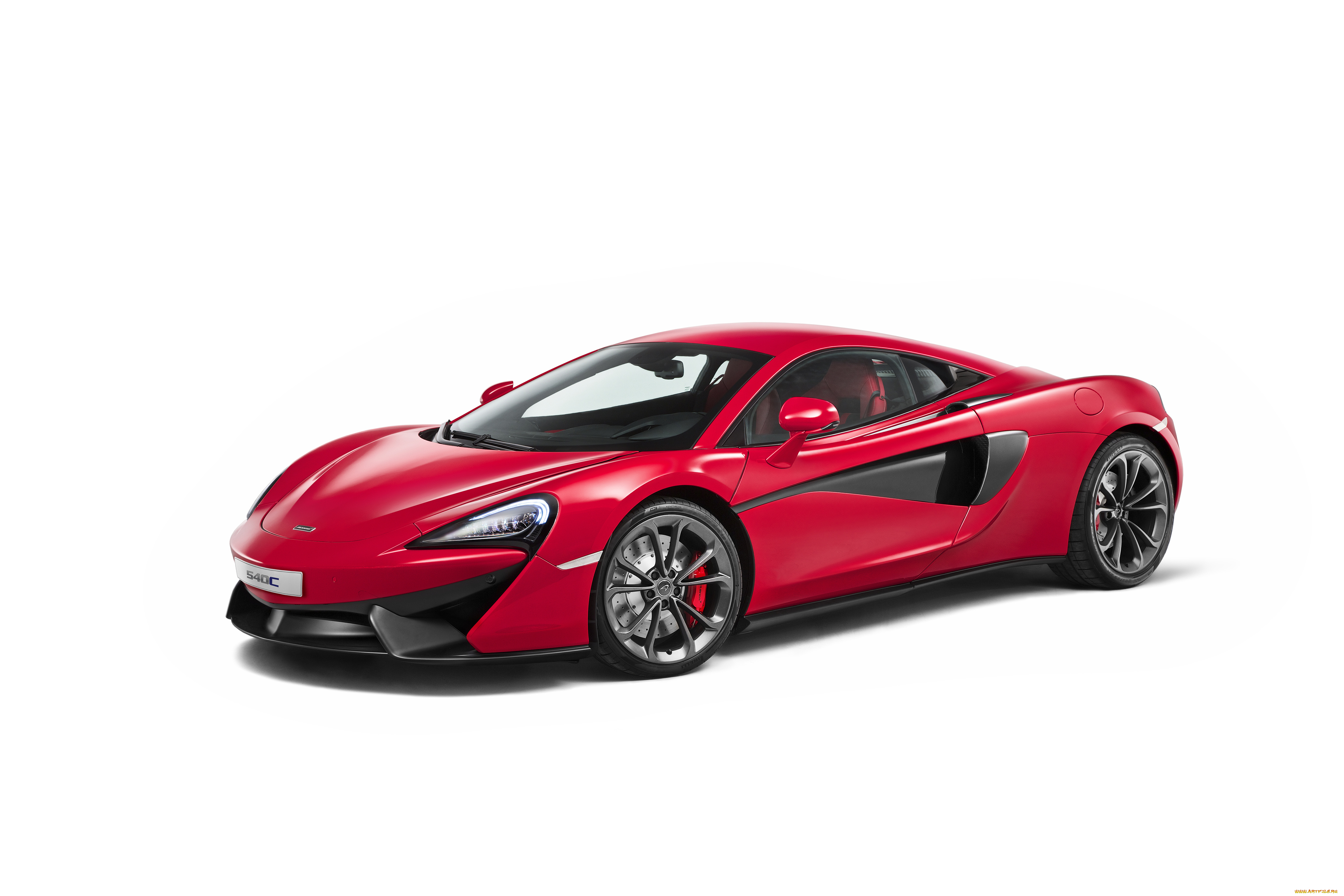 автомобили, mclaren, 540c, coupе, 2015г, красный