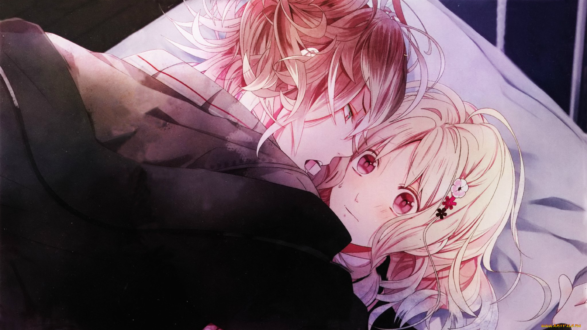 аниме, diabolik, lovers, двое