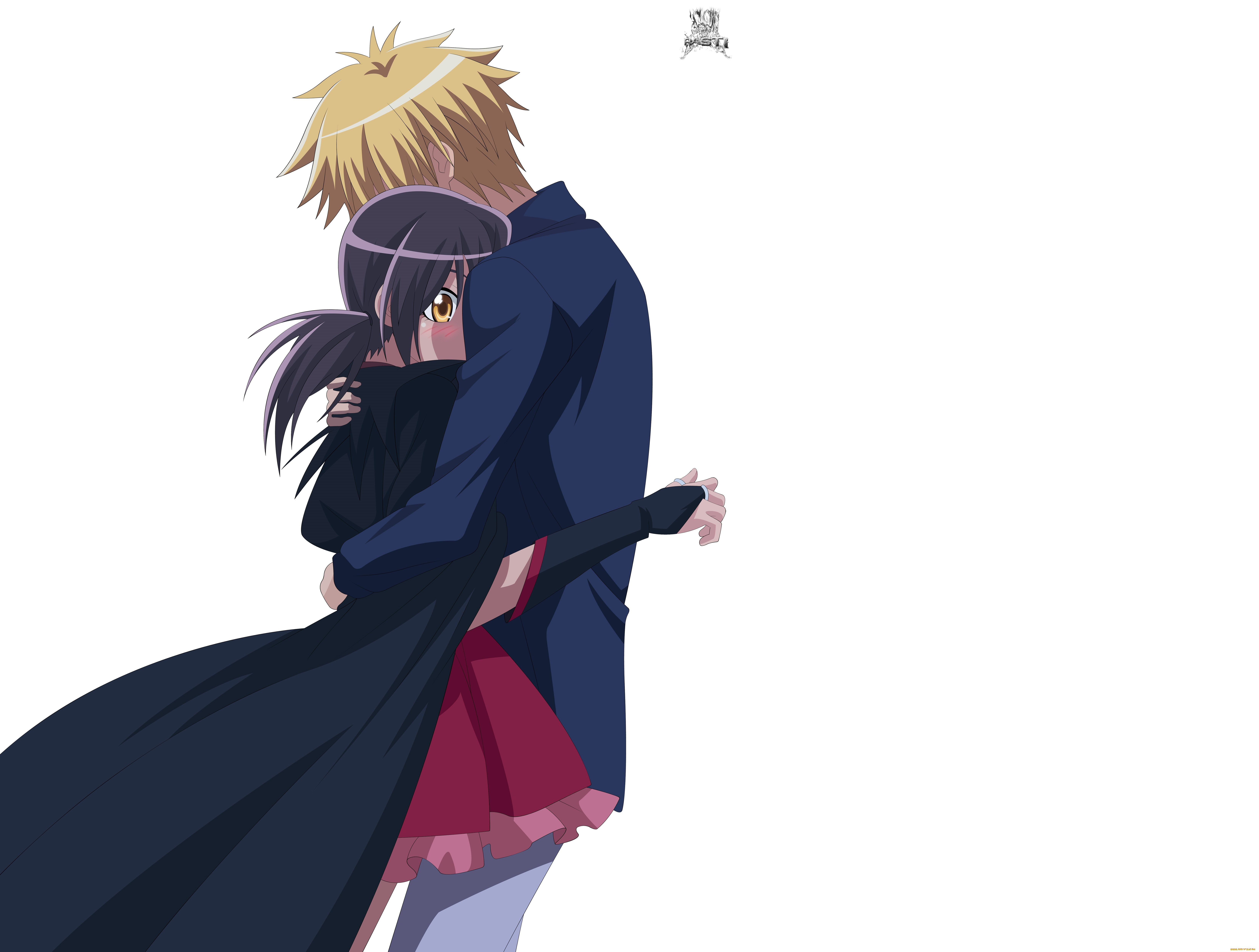 аниме, kaichou, wa, maid-sama, пара