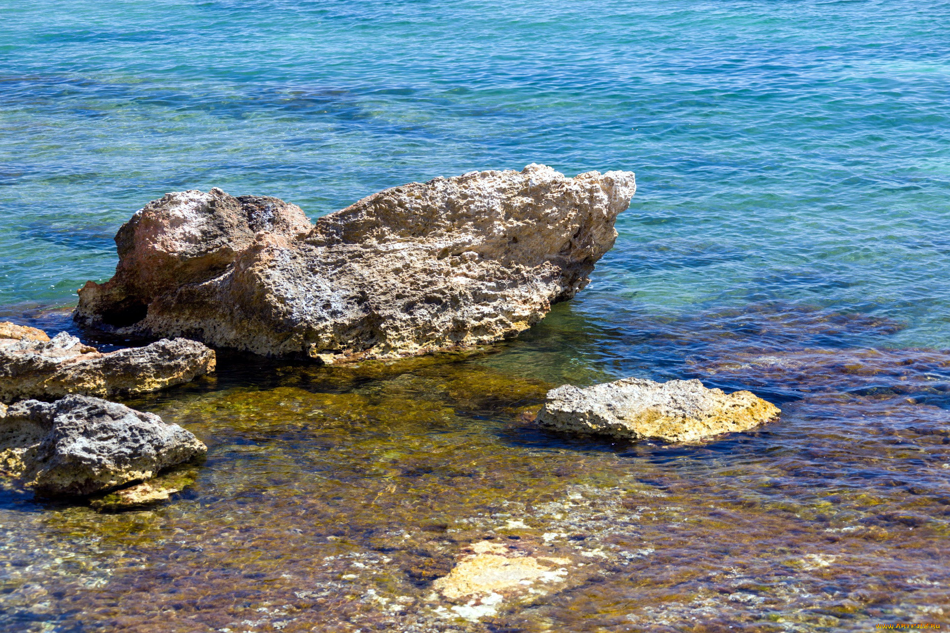 природа, побережье, скала, камни