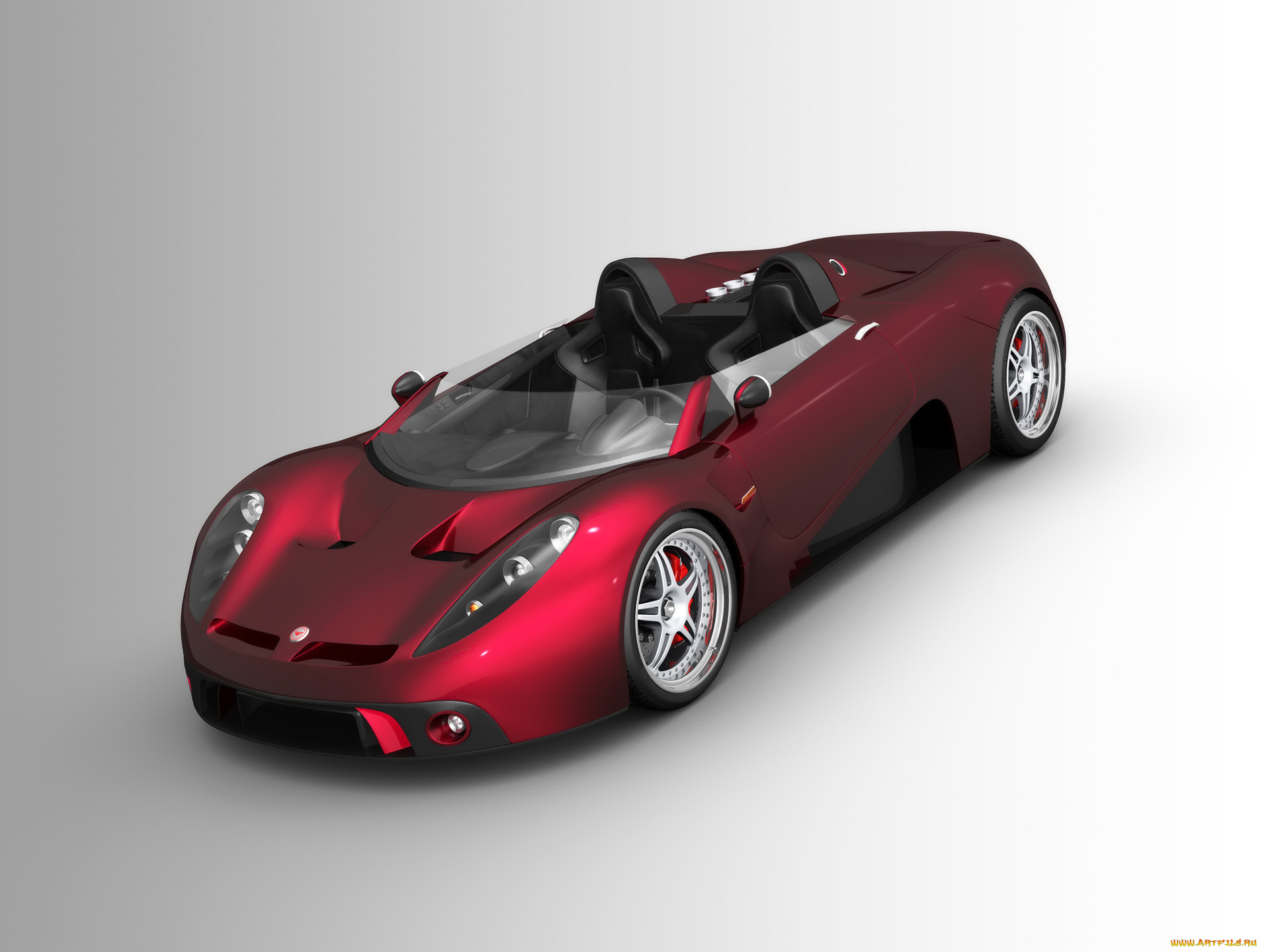 2008, scuderia, bizzarrini, livorno, p538, barchetta, автомобили, 3д