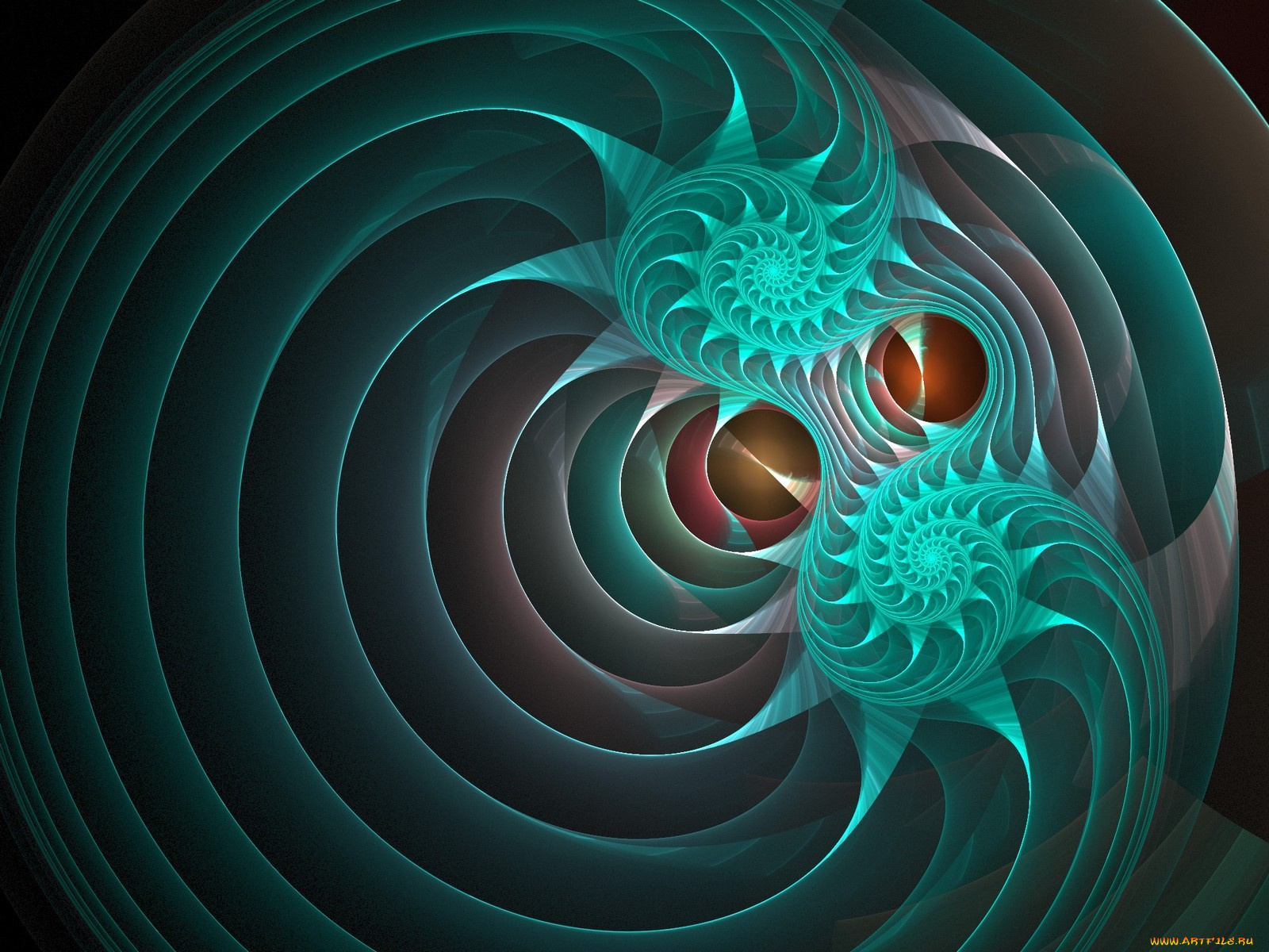 3д, графика, fractal, фракталы, узор, цвета, фон