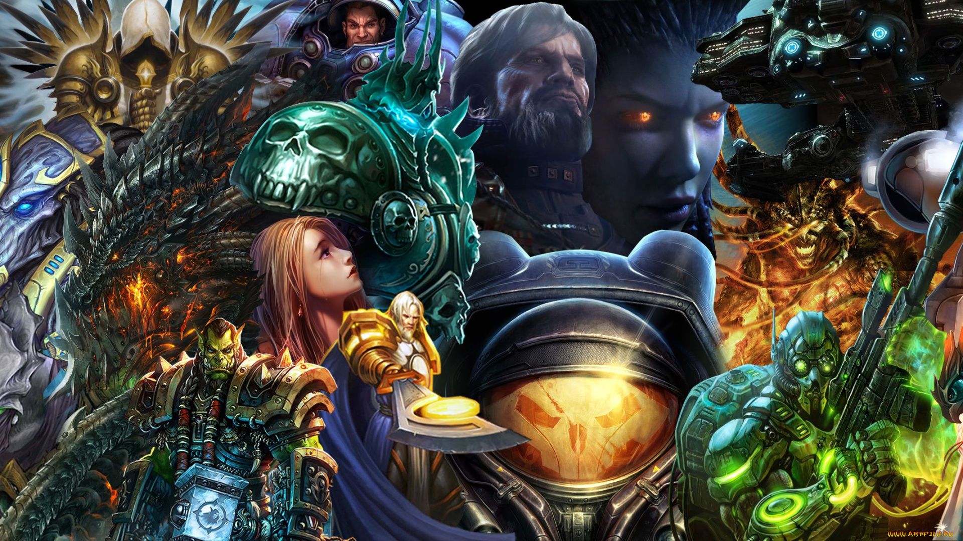 blizzard, games, видео, игры, ~~~другое~~~, персонажи, starcraft, warcraft, diablo