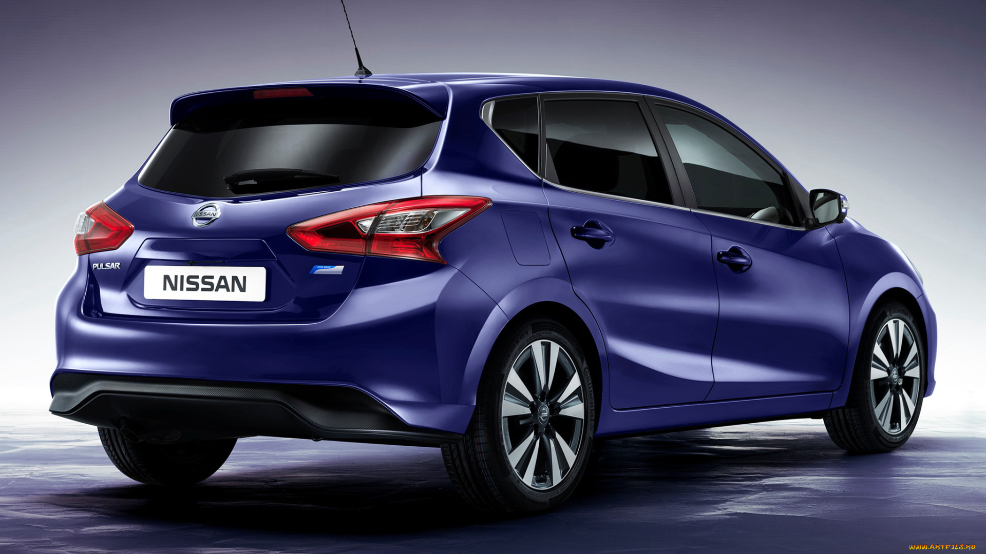 автомобили, nissan, datsun, pulsar, 2014г, синий