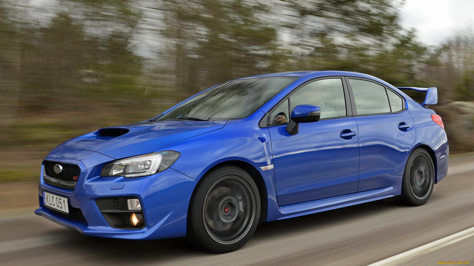 автомобили, subaru, wrx, sti, 2014, синий