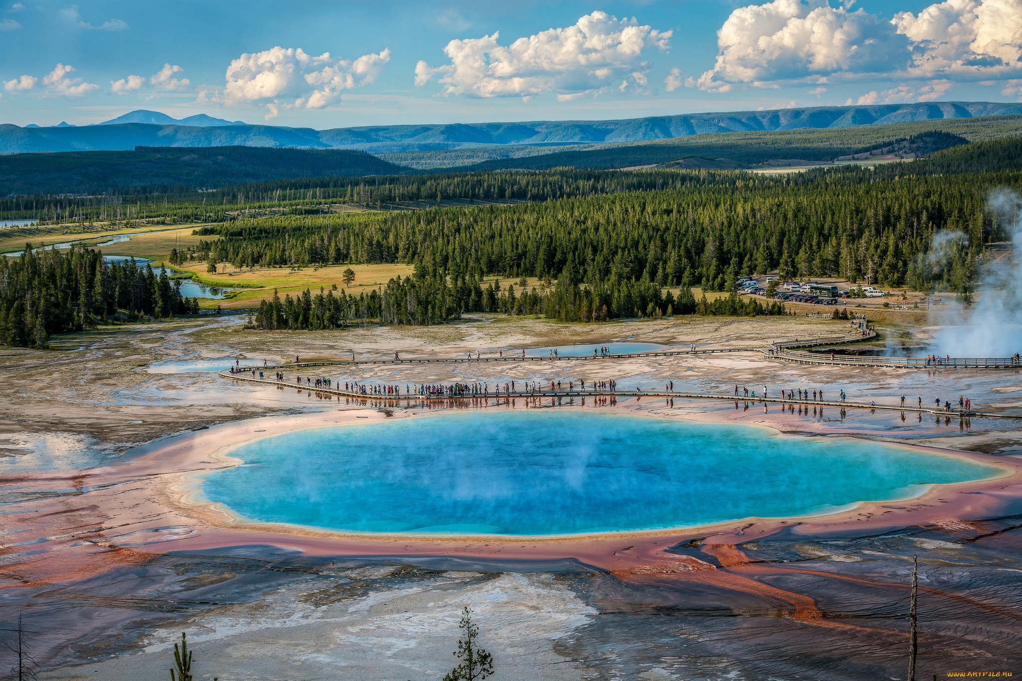 yellowstone, national, park, , wy, природа, реки, озера, река, лес