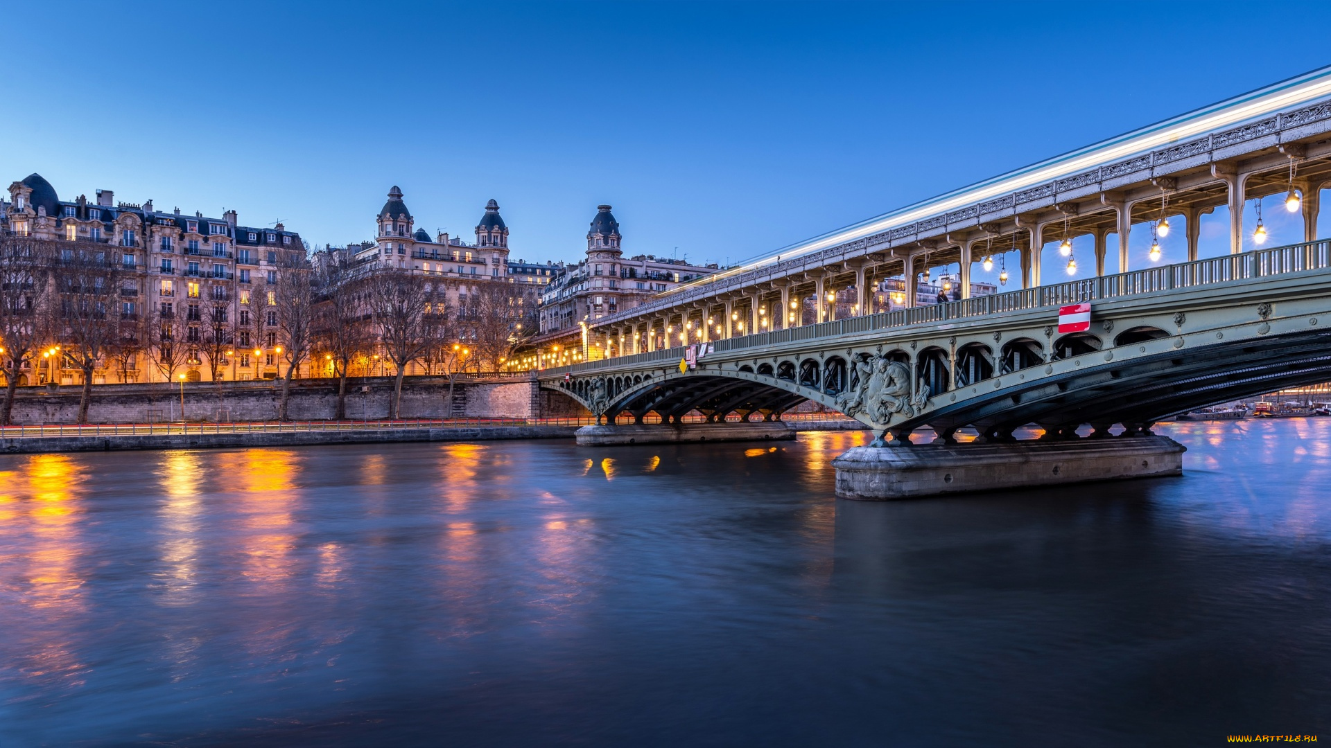 pont, de, bir-hakeim, города, париж, , франция, pont, de, bir-hakeim