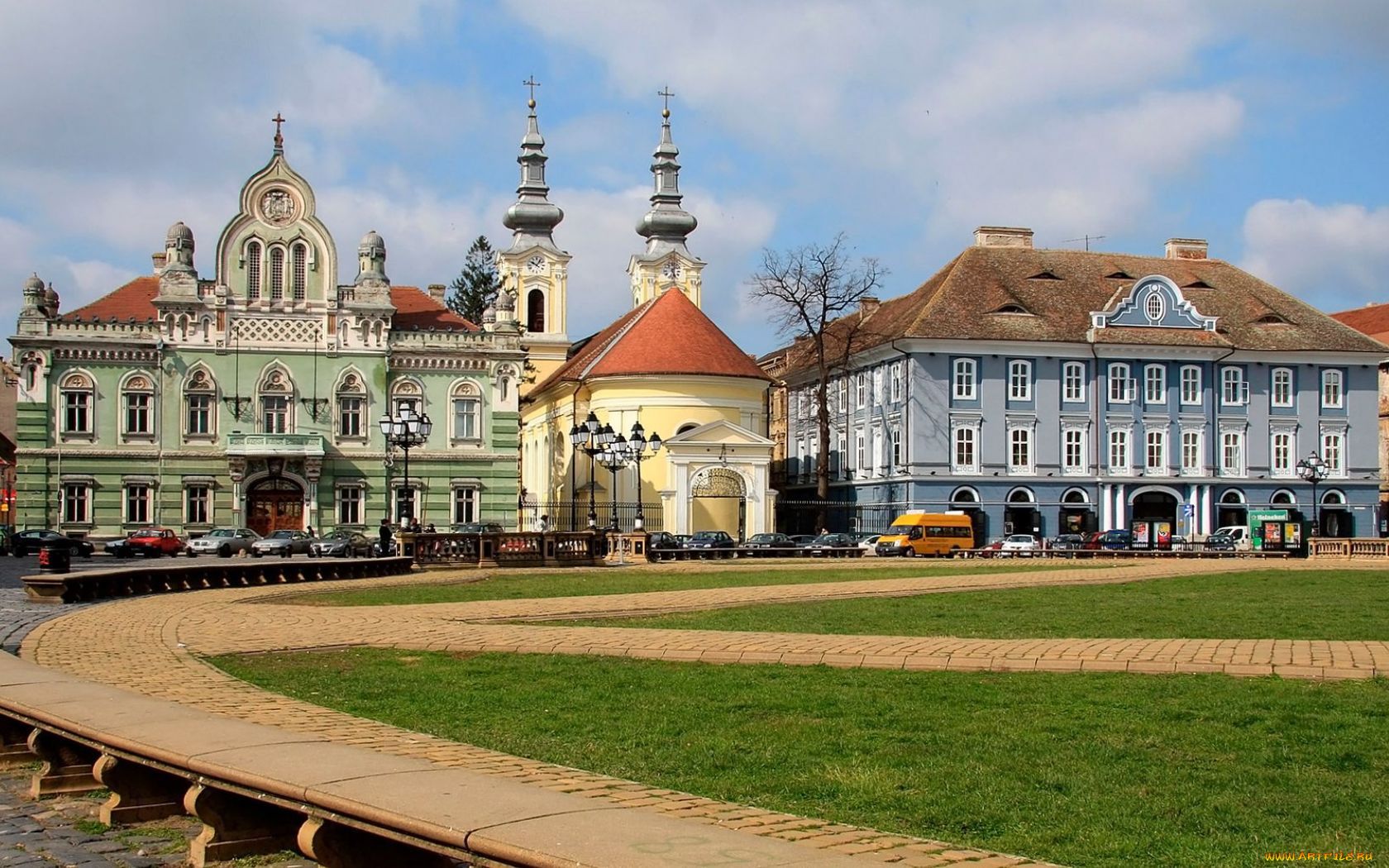 тимишоаp, румыния, города, улицы, площади, набережные