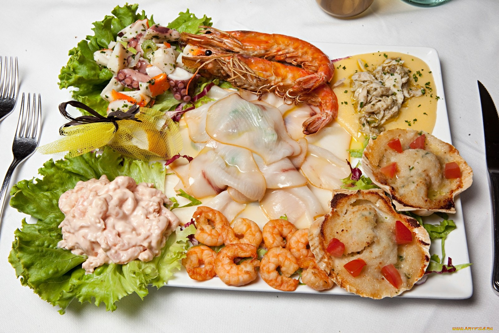 еда, рыба, морепродукты, суши, роллы, креветки, кальмары