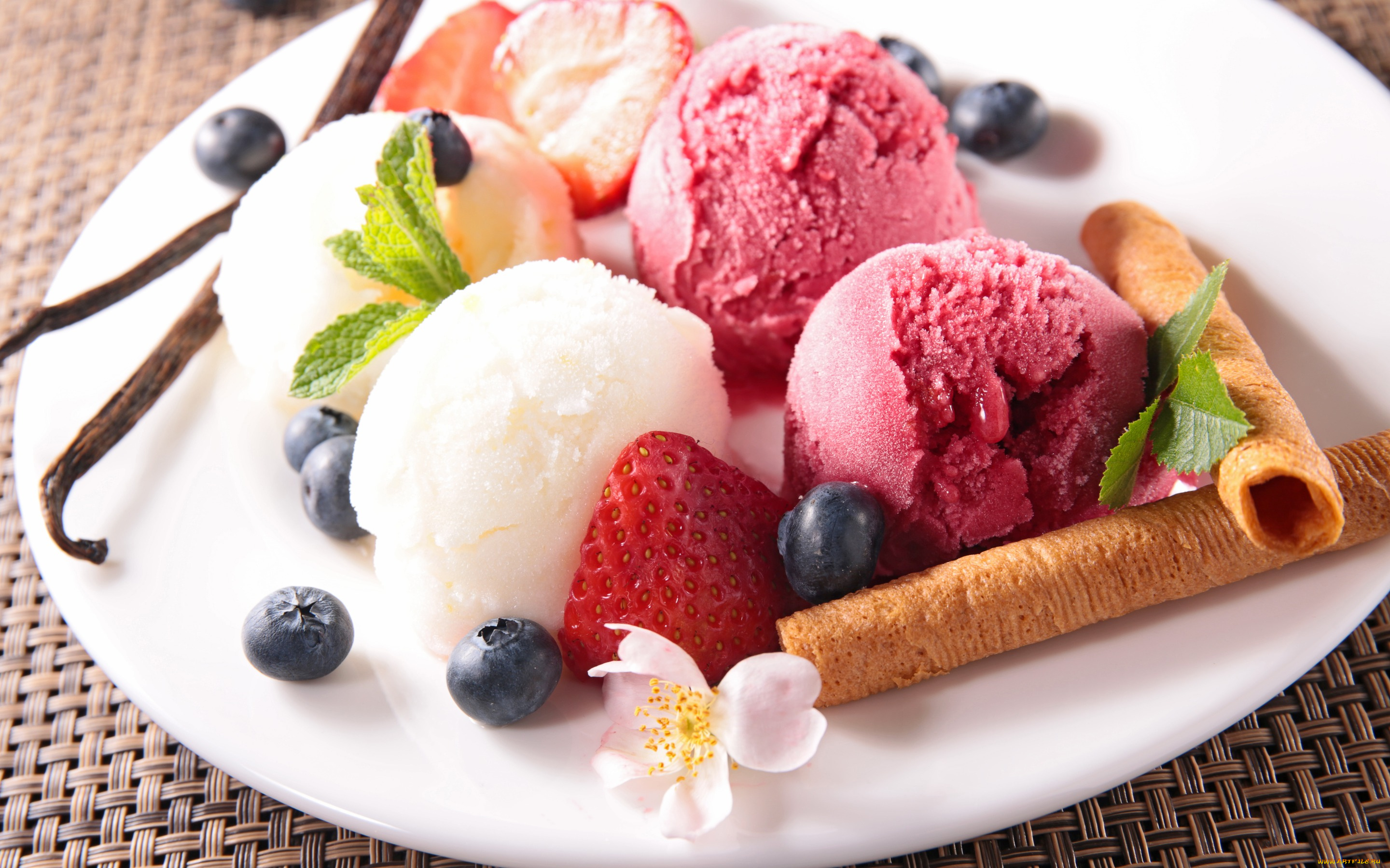 еда, мороженое, , десерты, ice, cream, sweet, dessert, fresh, berries, десерт, сладкое, ягоды