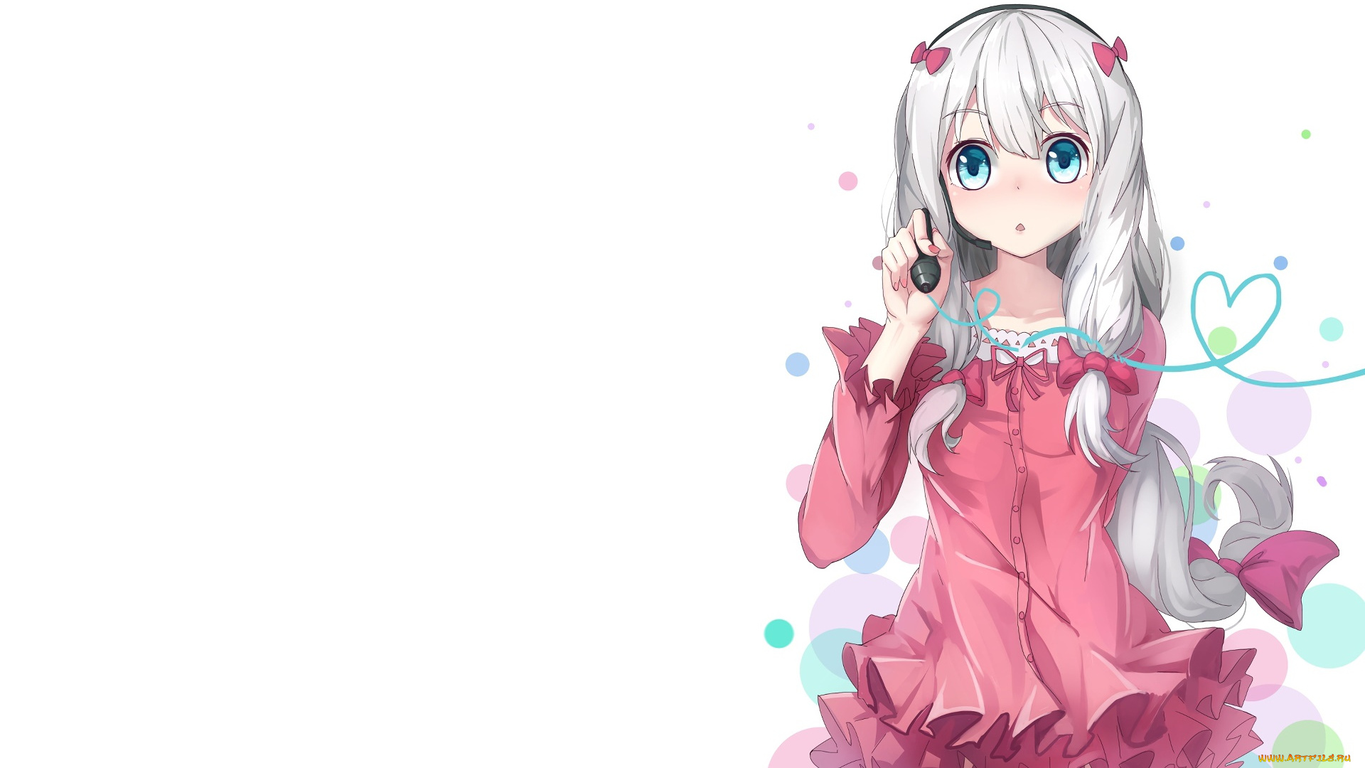 аниме, eromanga-sensei, девушка, фон, взгляд