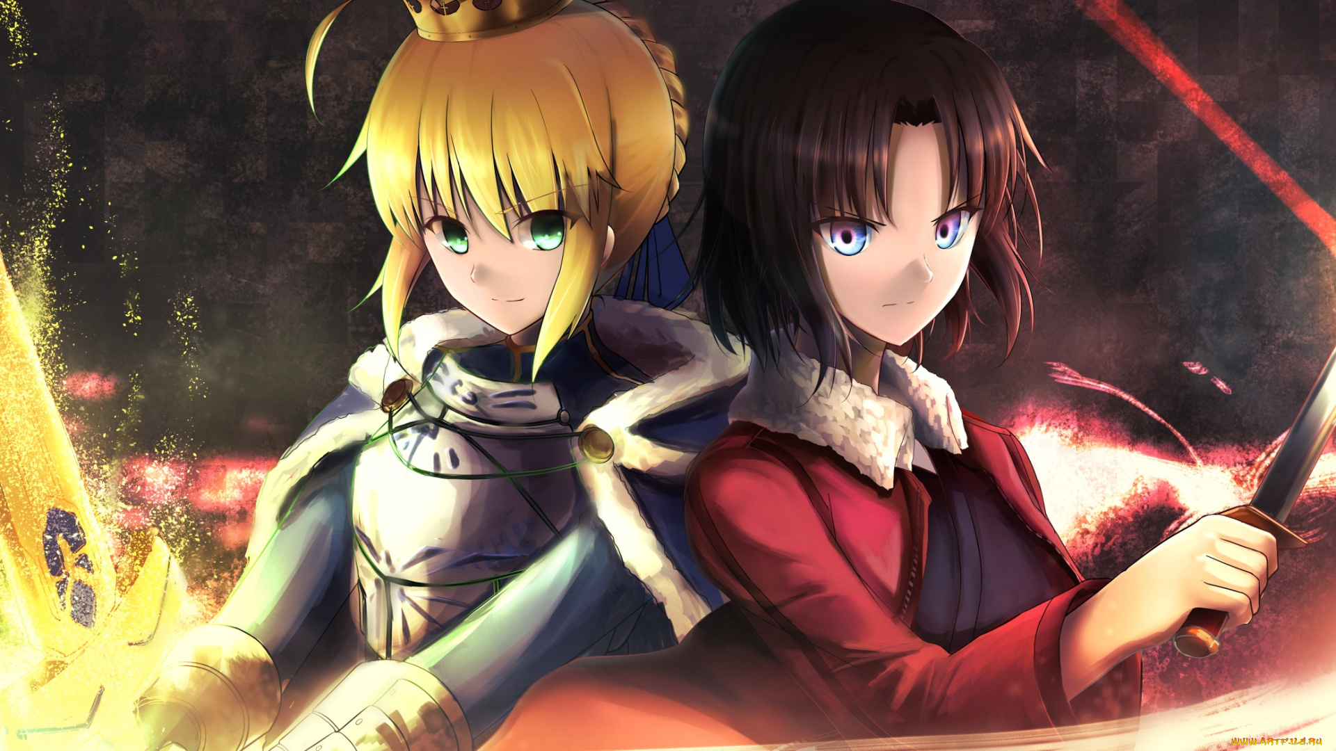 аниме, fate, stay, night, grand, order