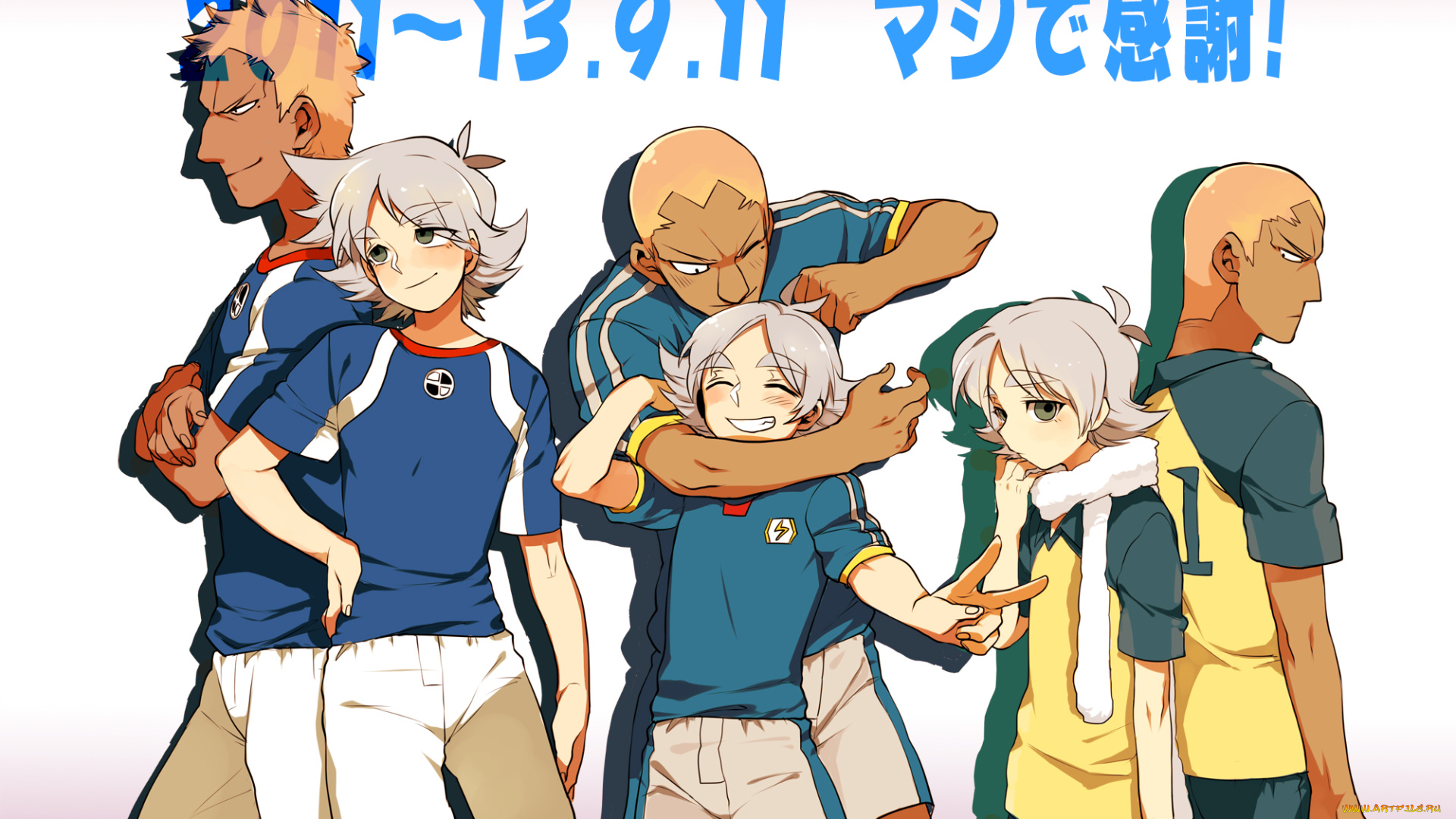 аниме, inazuma, eleven, парни