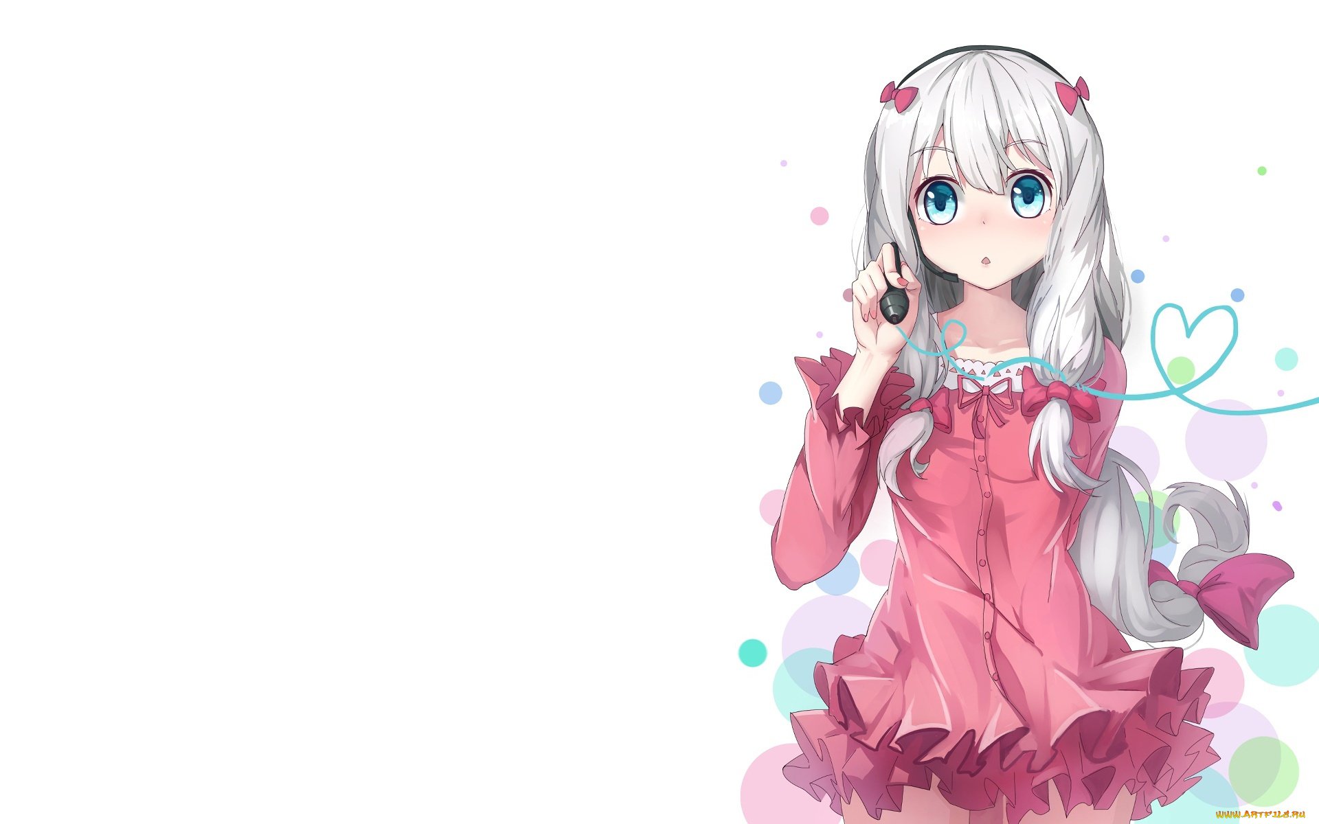 аниме, eromanga-sensei, девушка, фон, взгляд