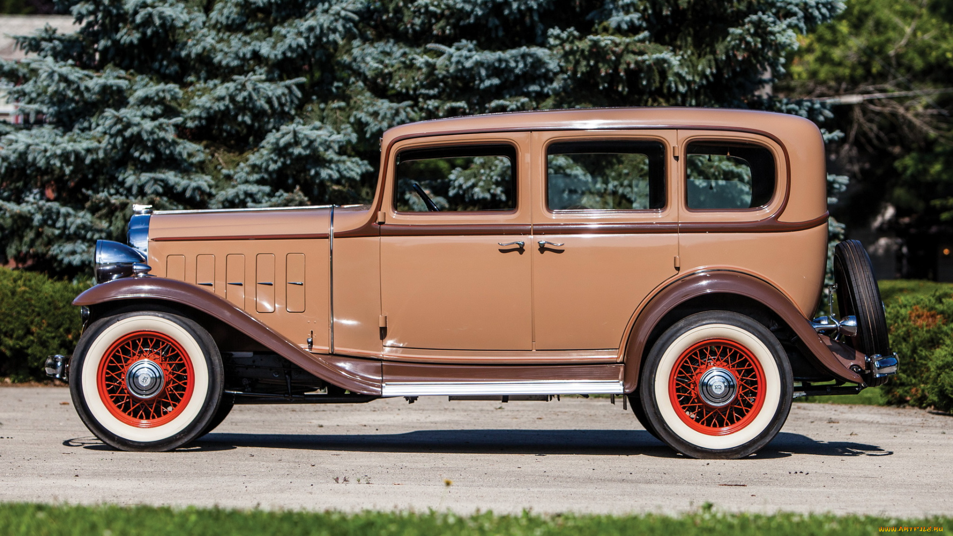 автомобили, классика, коричневый, 1932г, 32-57s, sedan, special, series, 50, buick